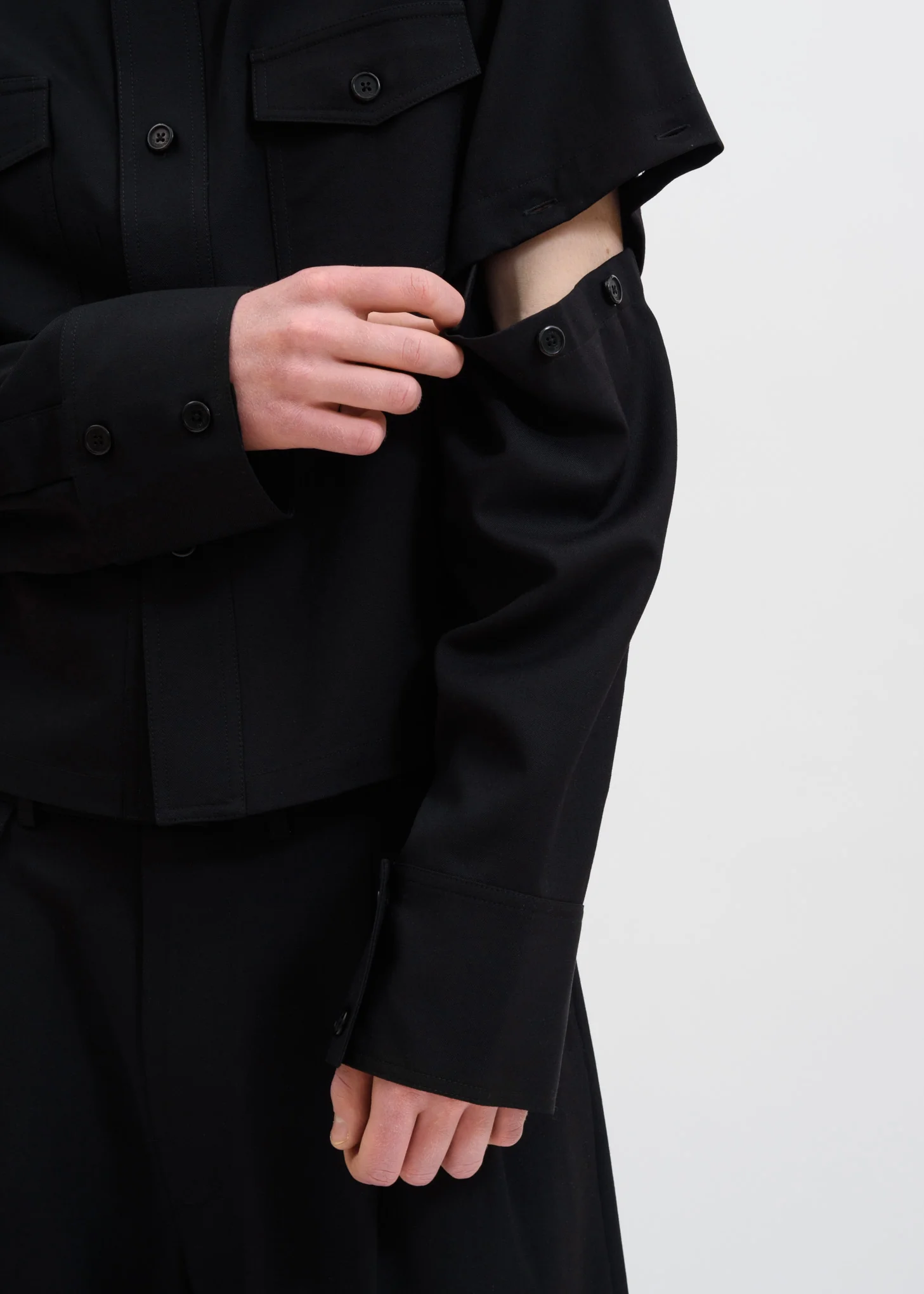 Black Long Sleeve Shirt - Image 4