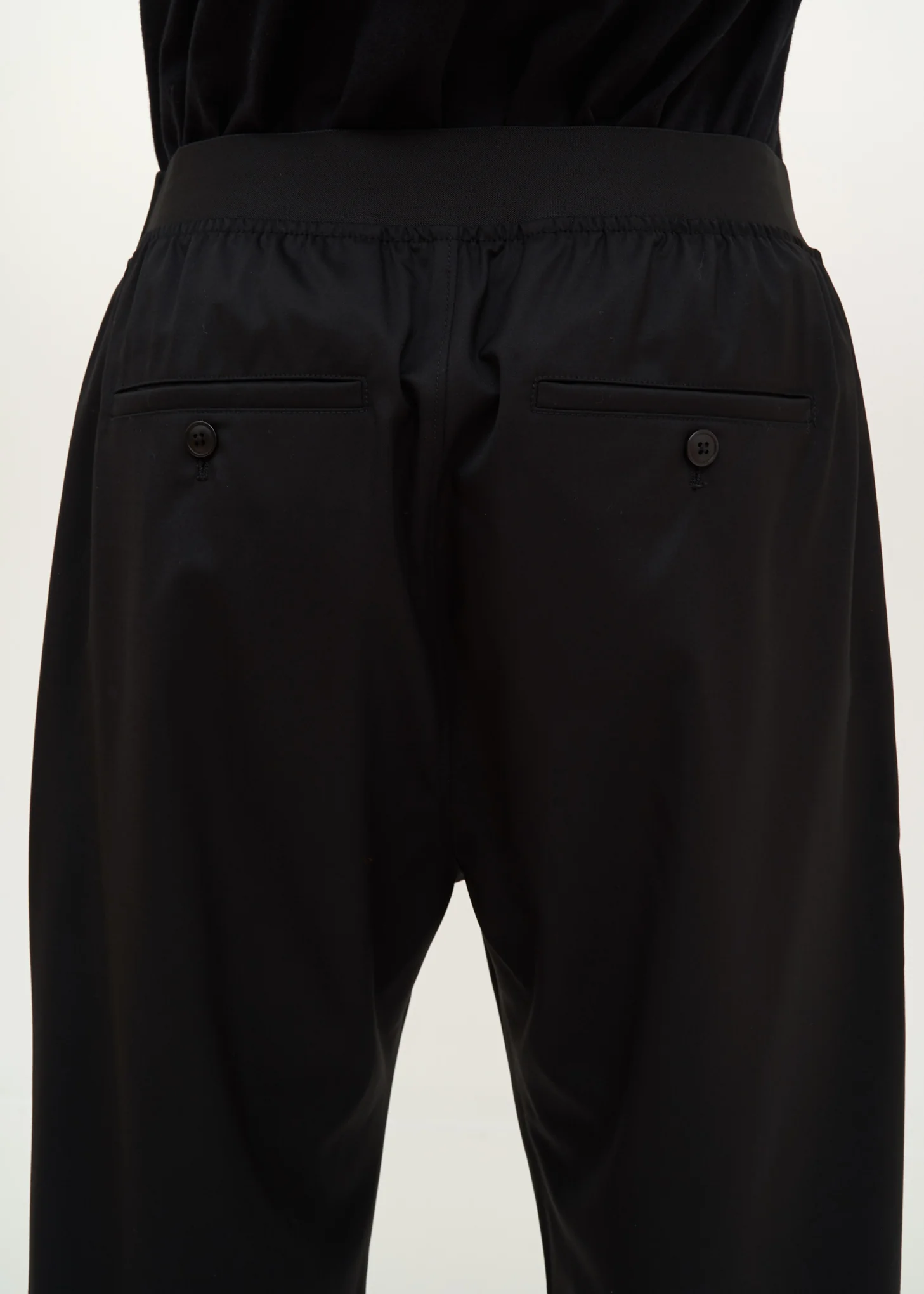 Black Suiting Trackpant - Image 5