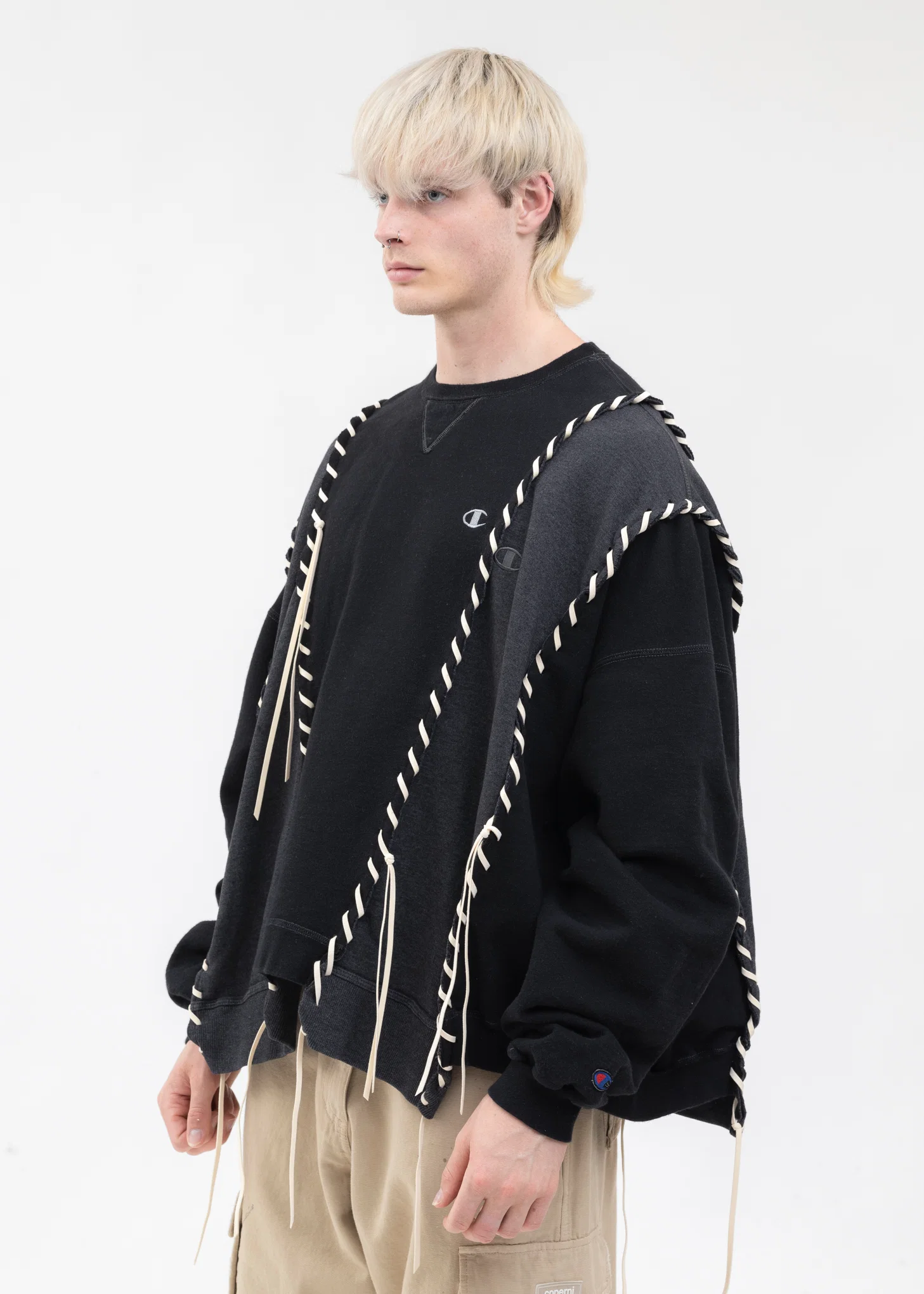 Black Looping Champ Sweat -Style 1 - Image 2