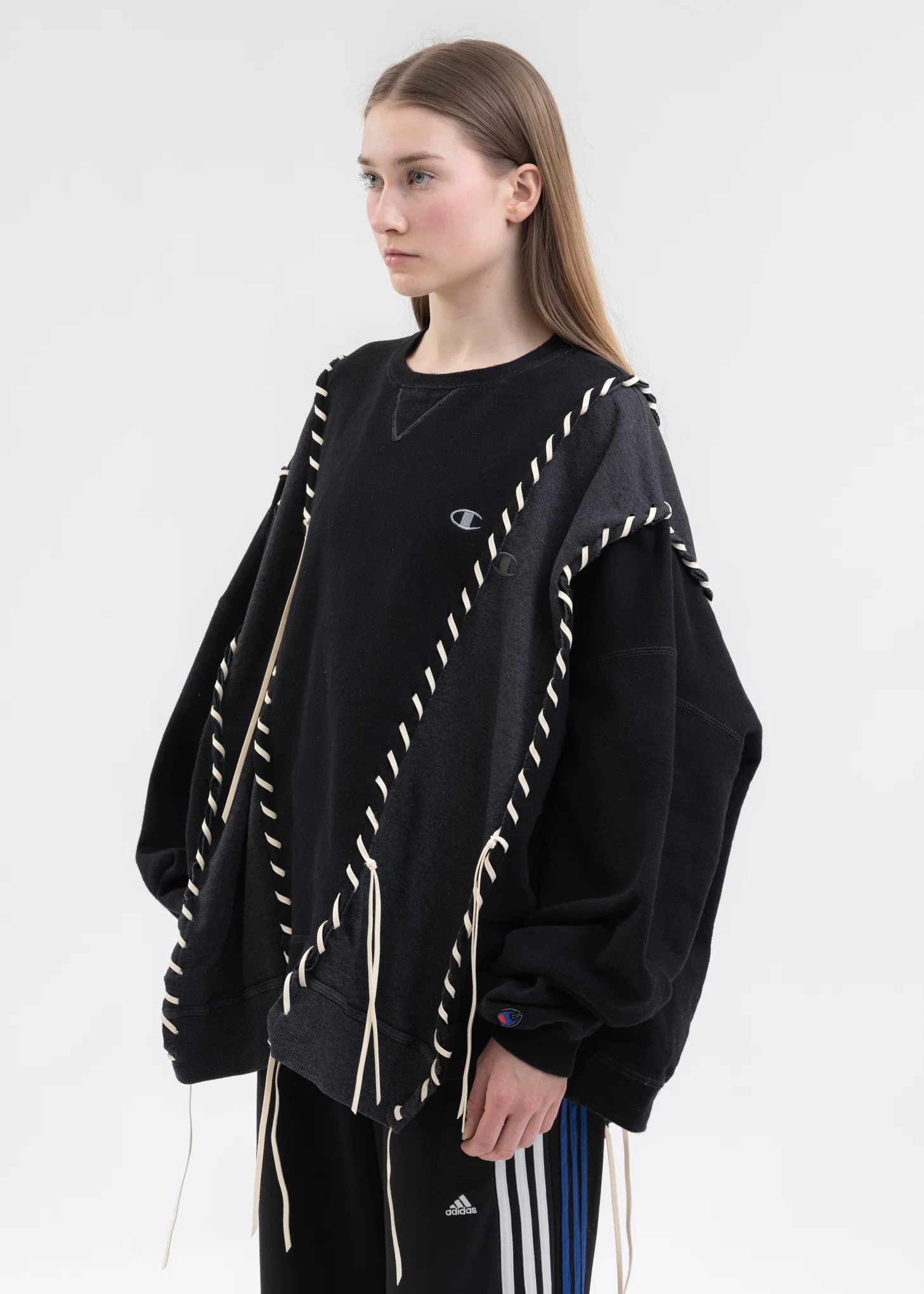 Black Looping Champ Sweat -Style 1 - Image 3