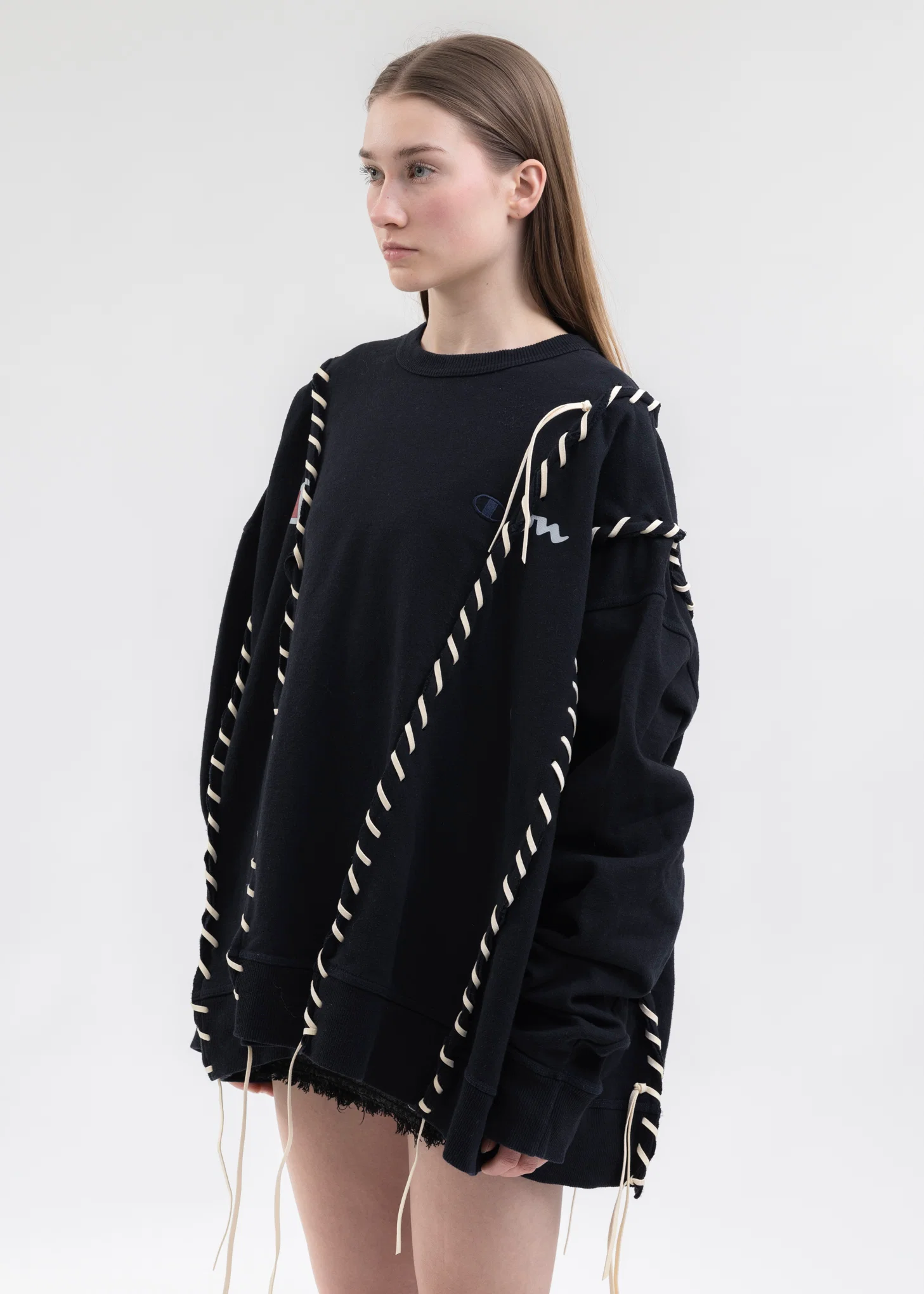 Black Looping Champ Sweat -Style 2 - Image 3