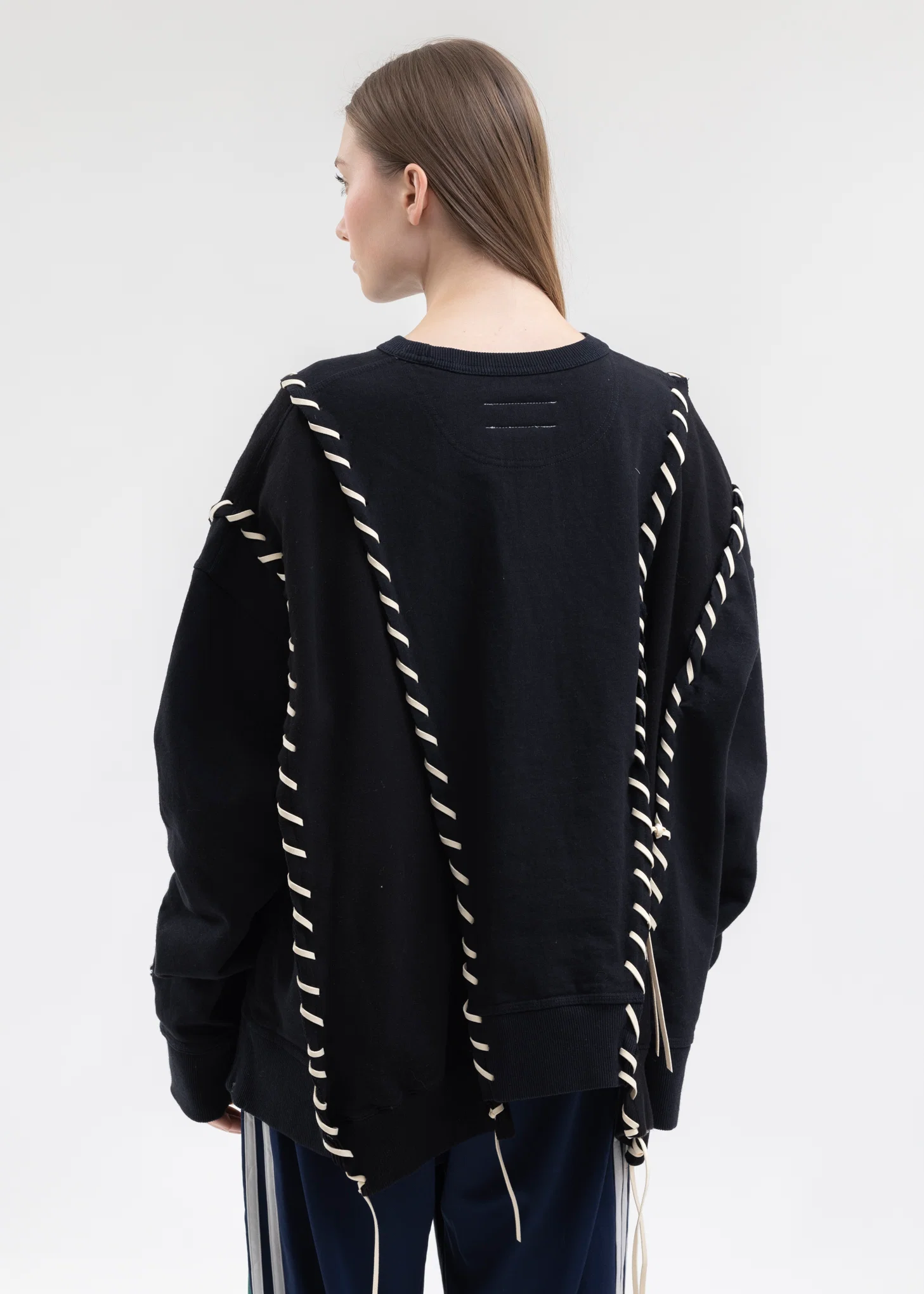 Black Looping Champ Sweat -Style 3 - Image 2