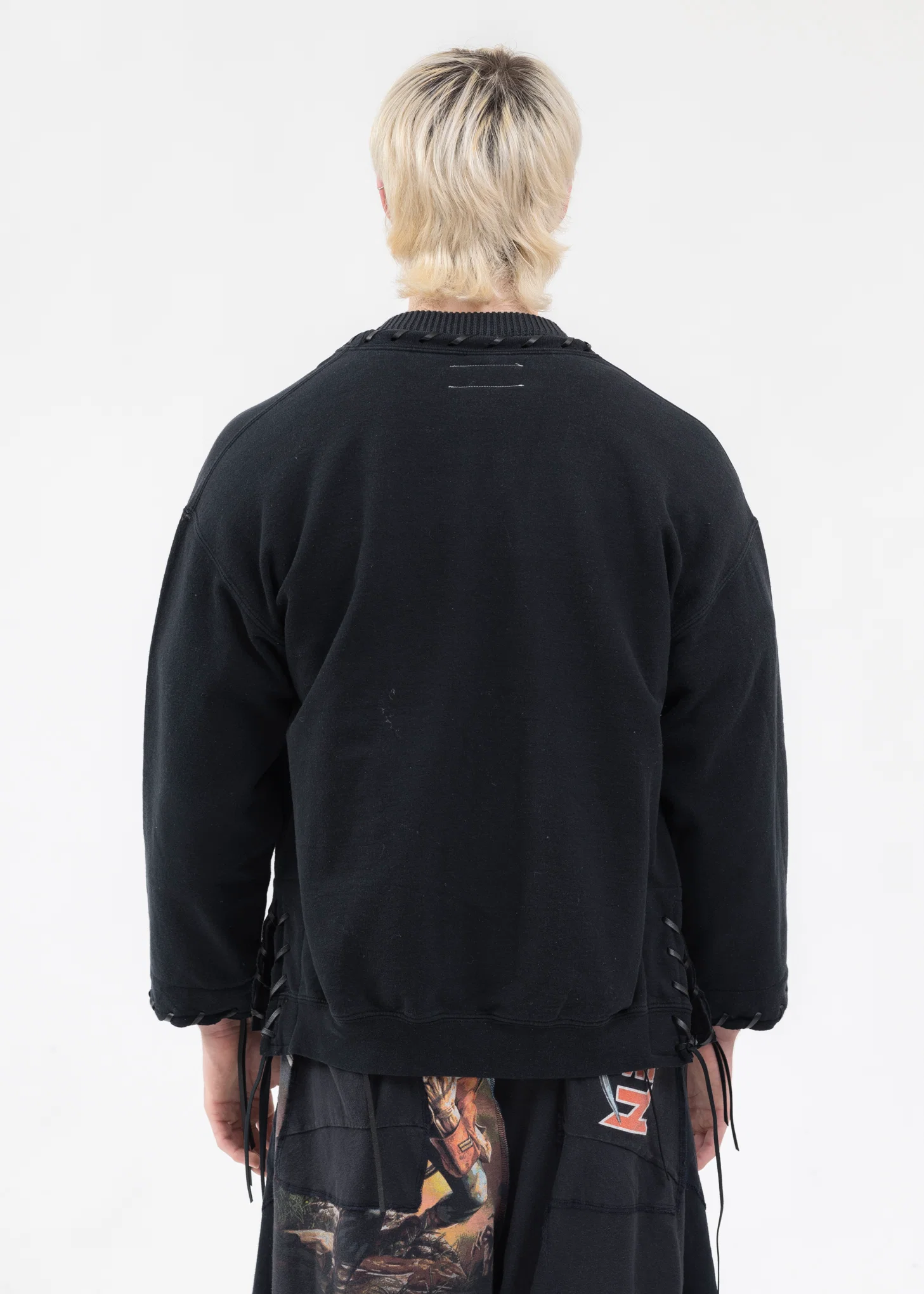 Black Looping College Sweat -Style 2 - Image 3