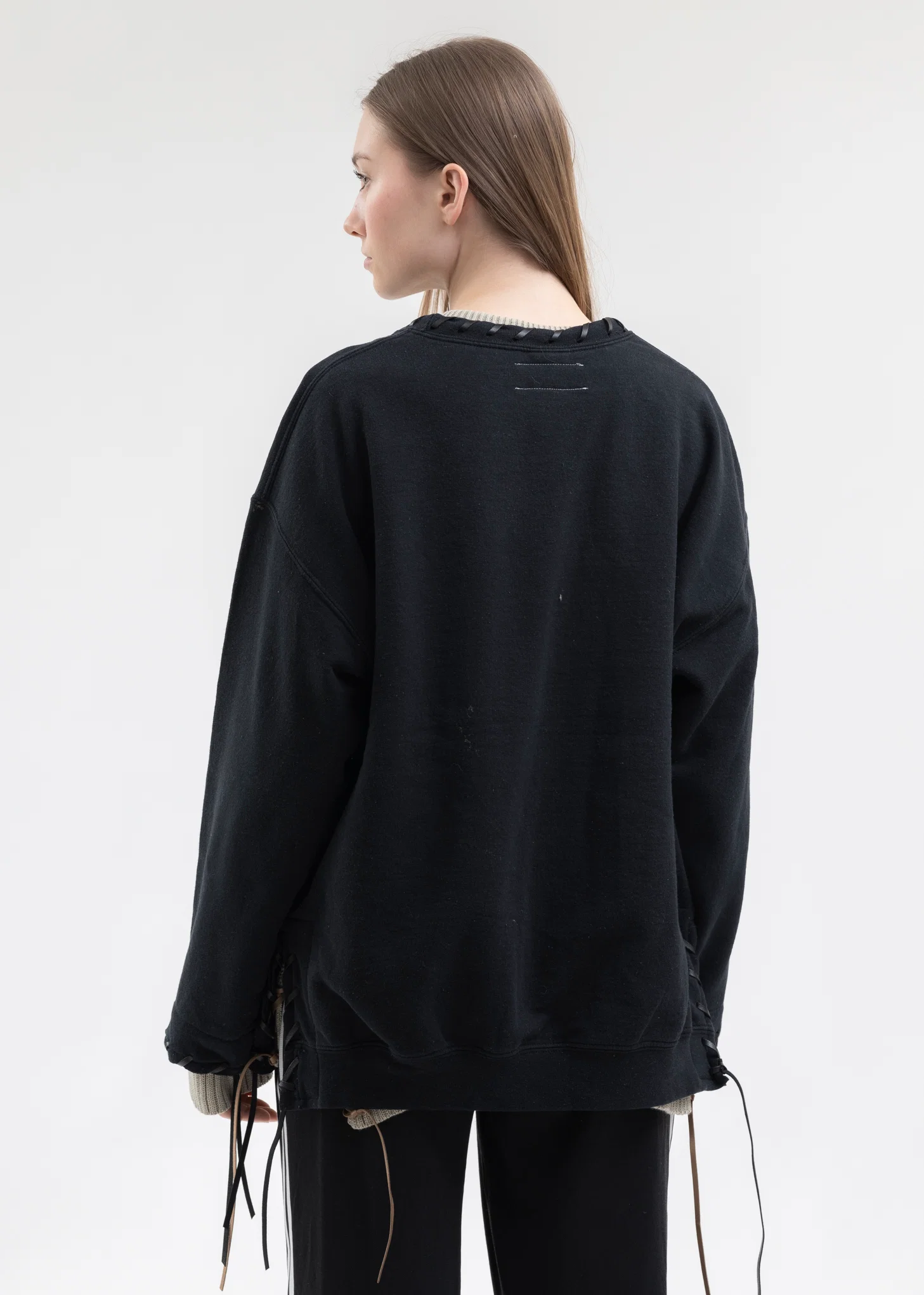 Black Looping College Sweat -Style 2 - Image 4