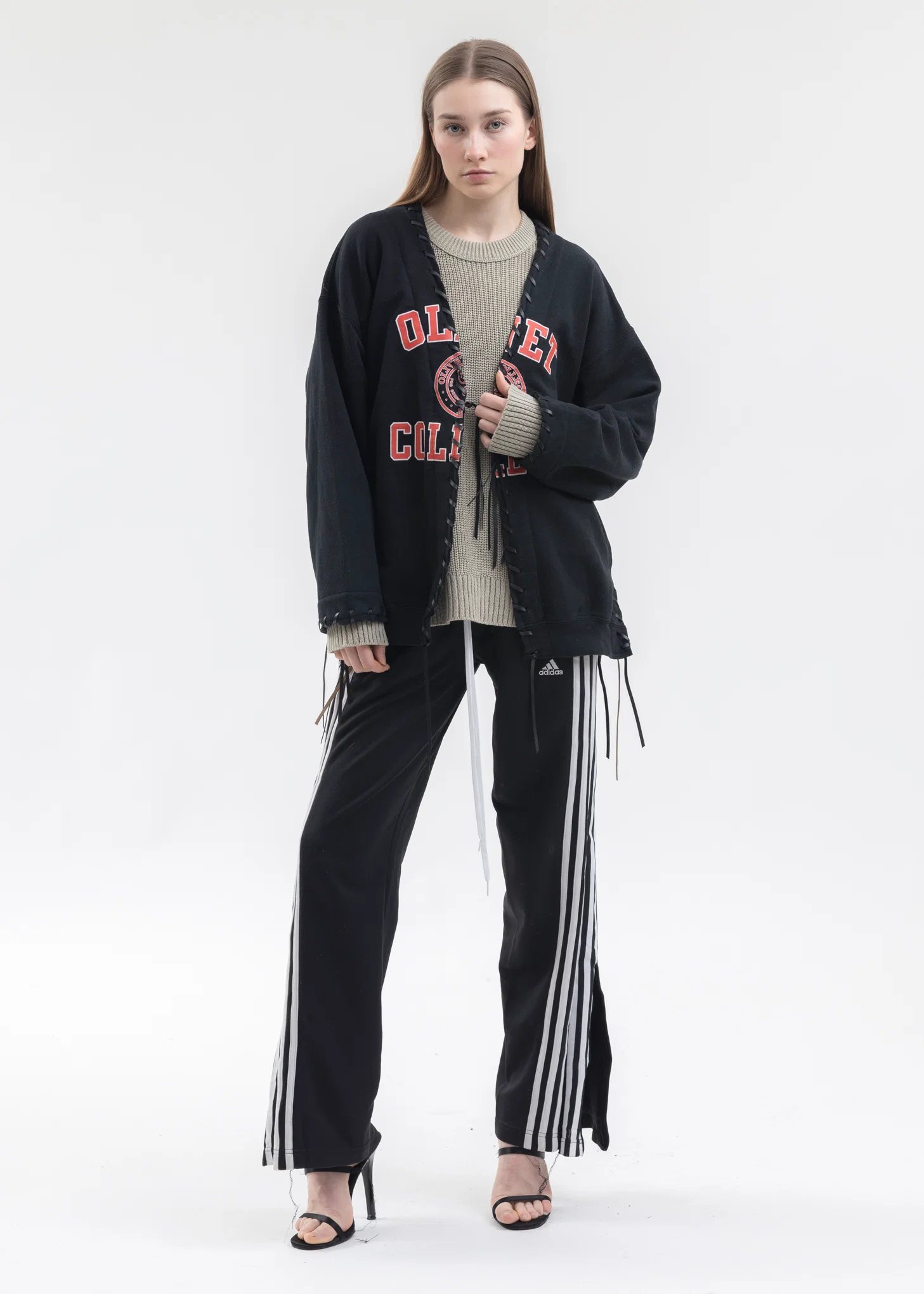 Black Looping College Sweat -Style 2 - Image 5