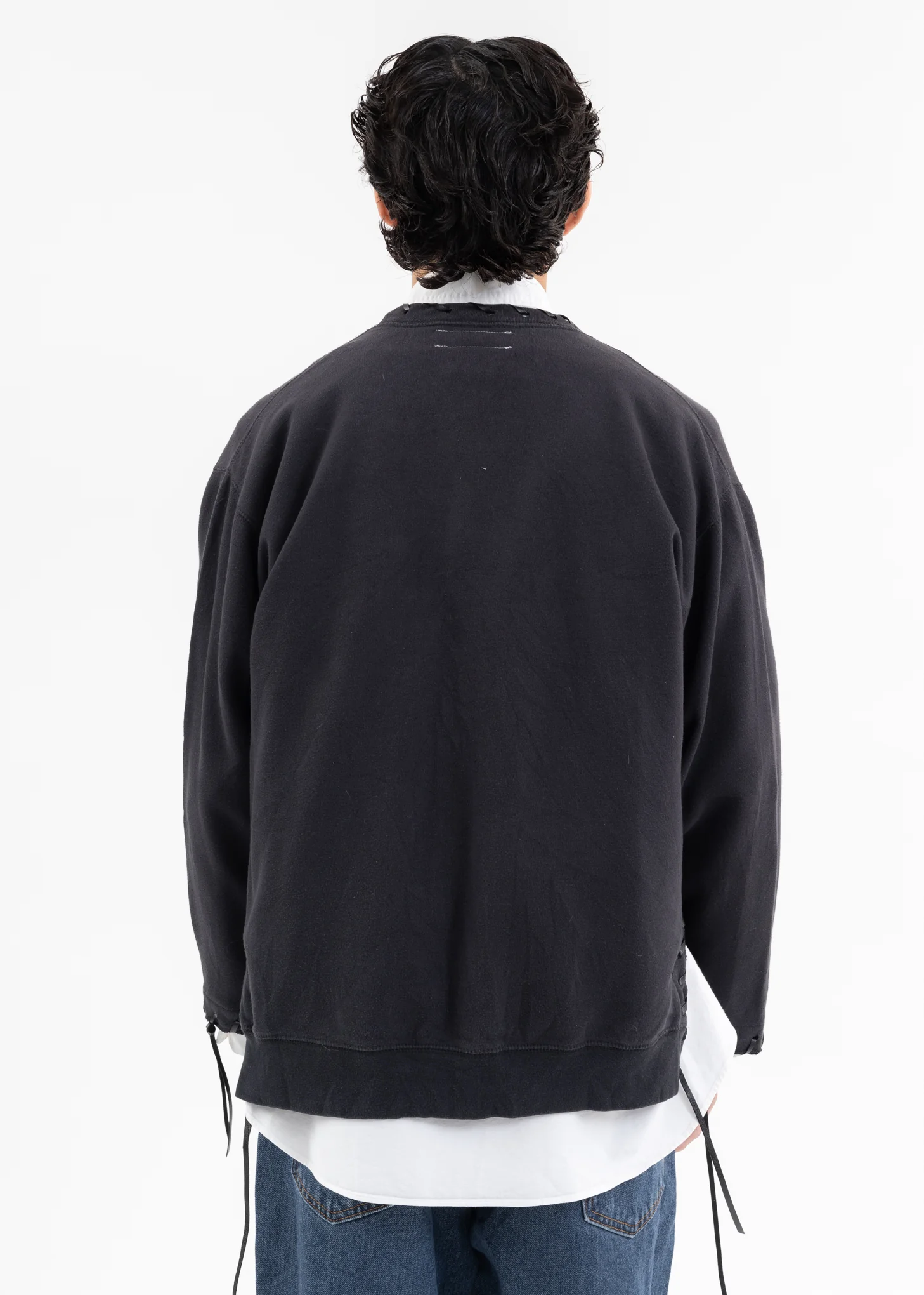 Black Looping College Sweat -Style F - Image 3