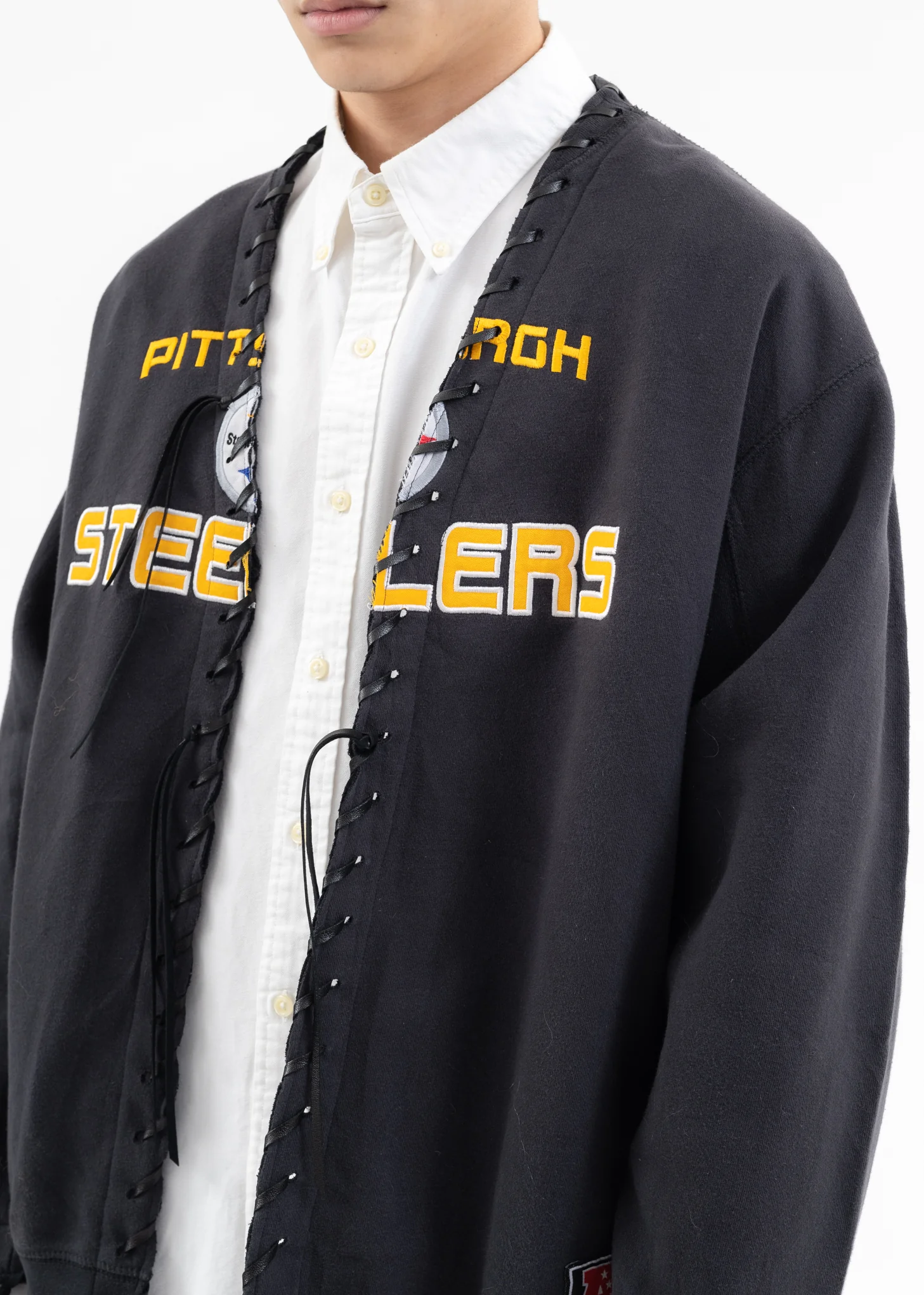 Black Looping College Sweat -Style F - Image 4