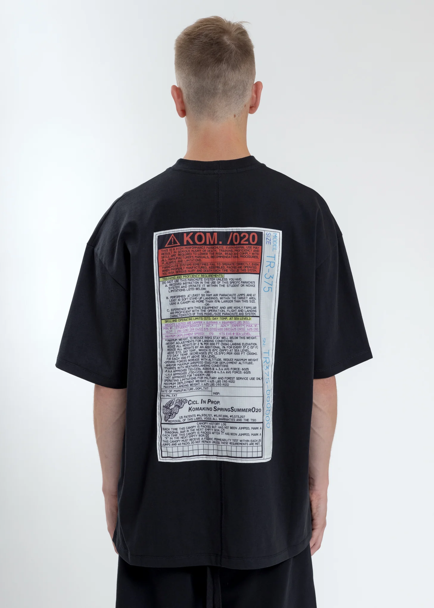 Black Loose Fit T-Shirt - Image 2