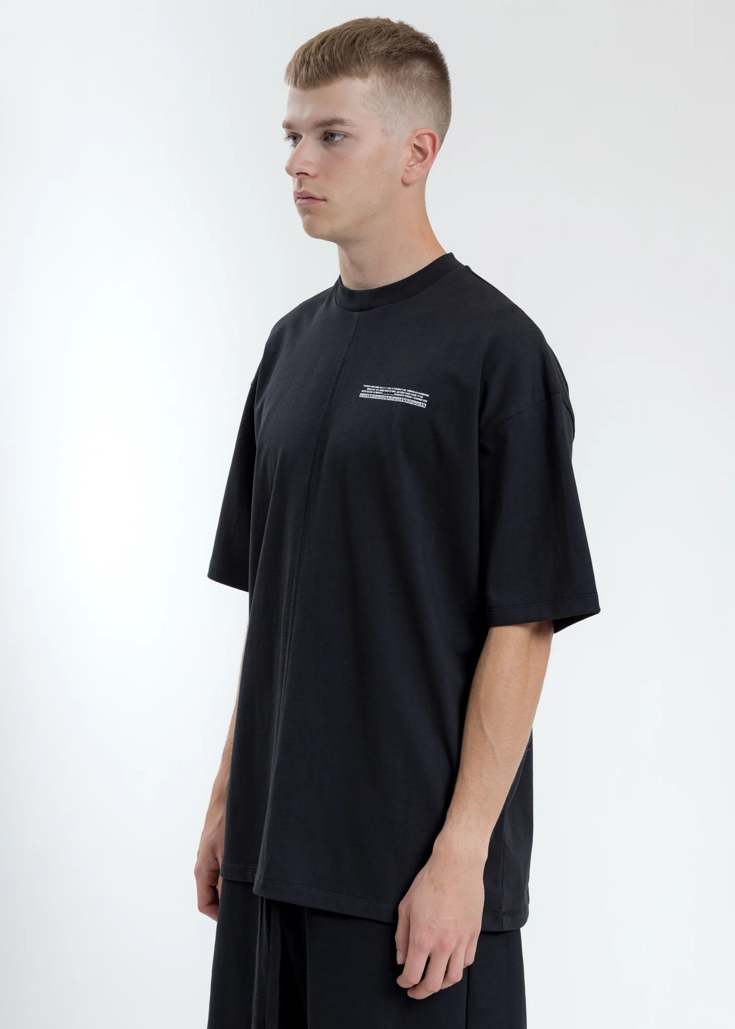 Black Loose Fit T-Shirt - Image 3