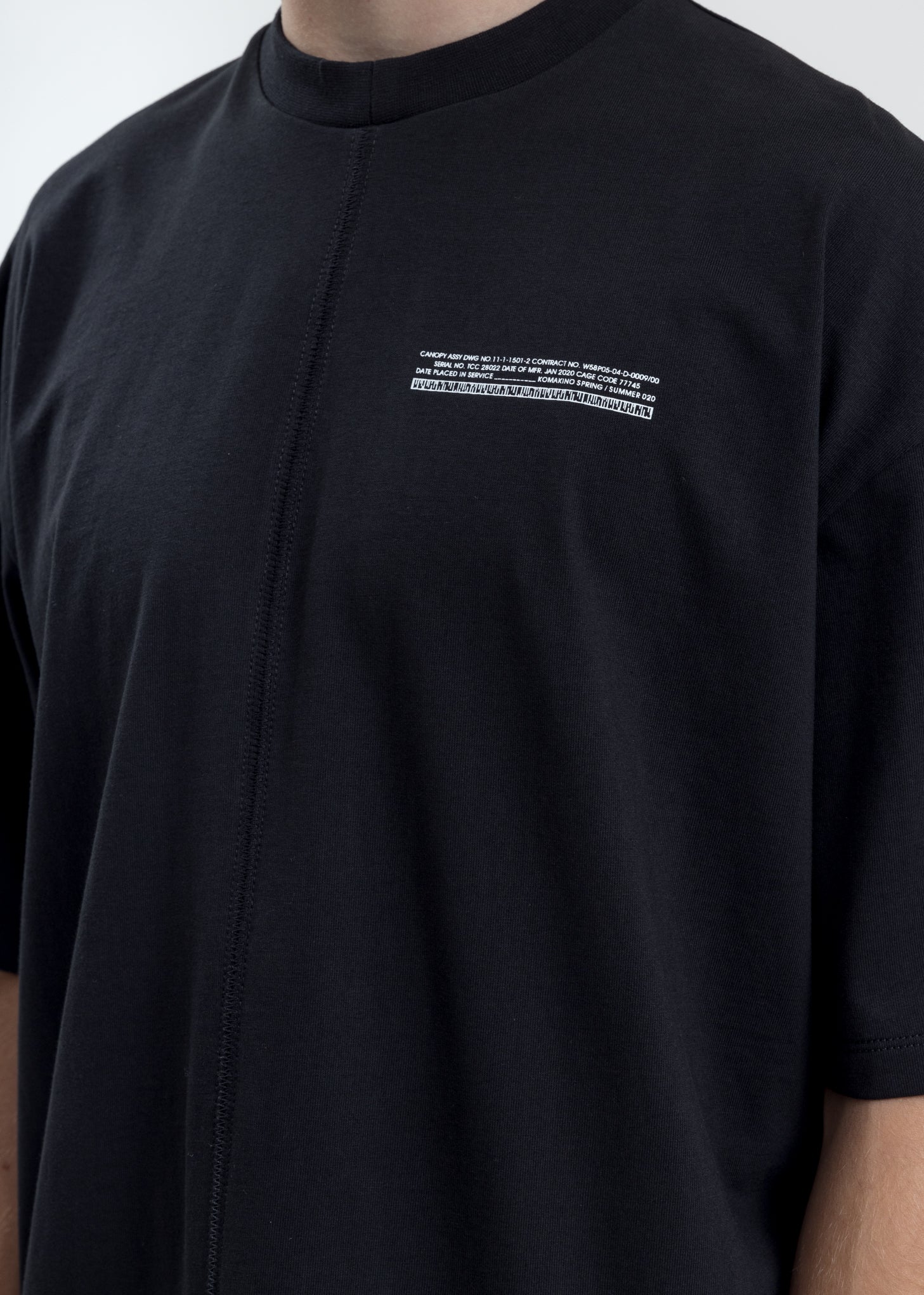 Black Loose Fit T-Shirt - Image 4