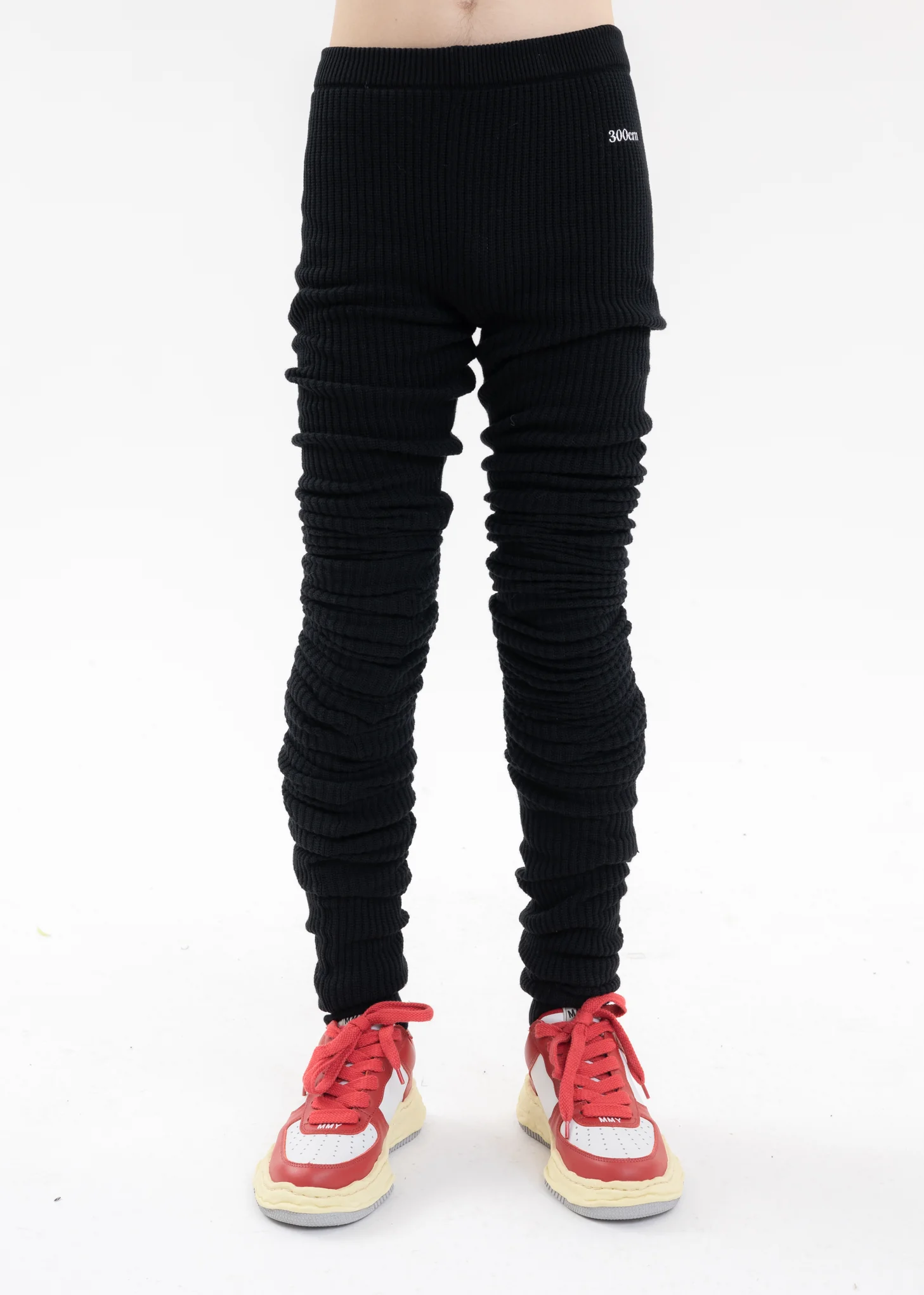 Black LOOSE SOCKS-LIKE 300cm LEGGINGS