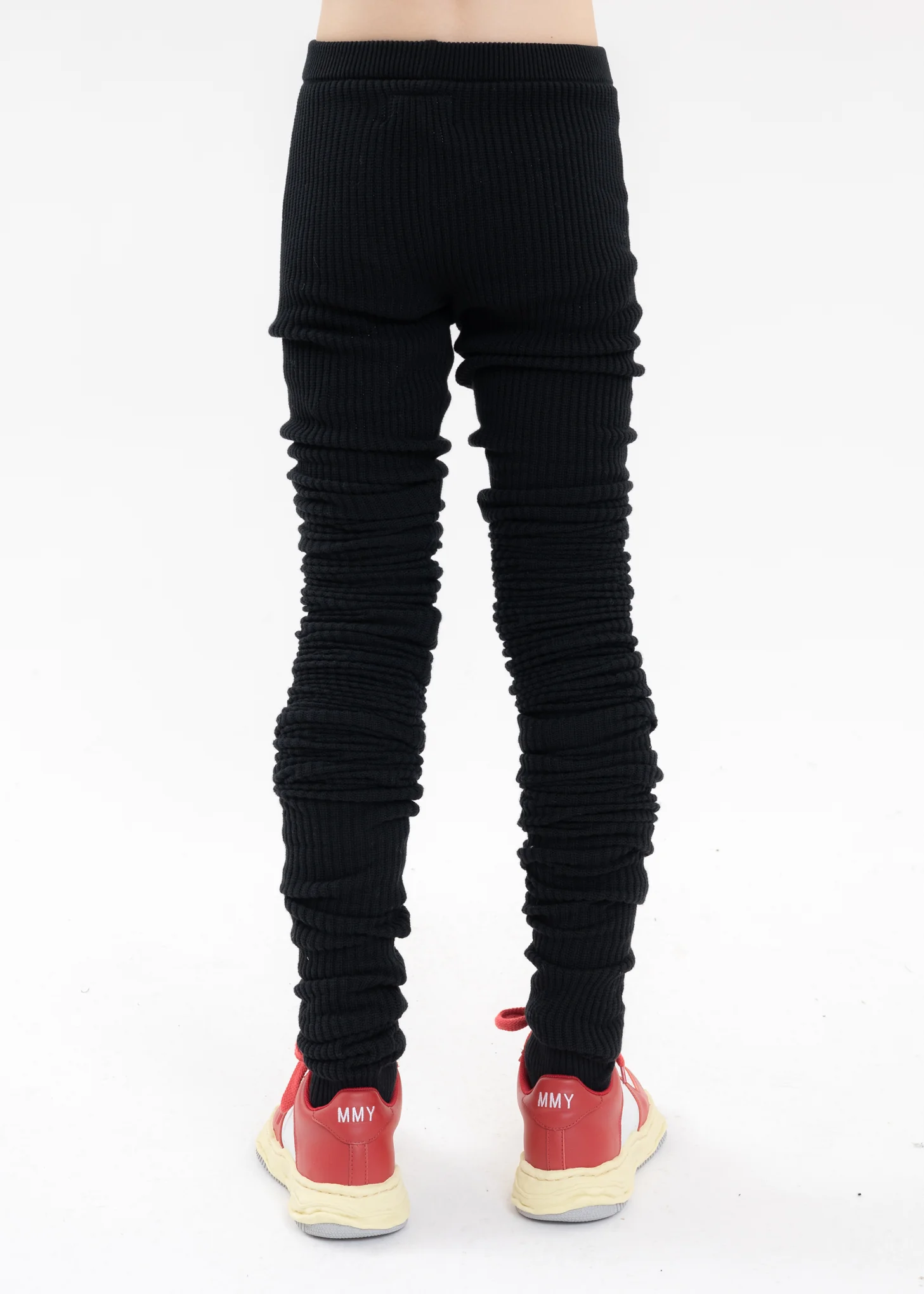 Black LOOSE SOCKS-LIKE 300cm LEGGINGS - Image 4