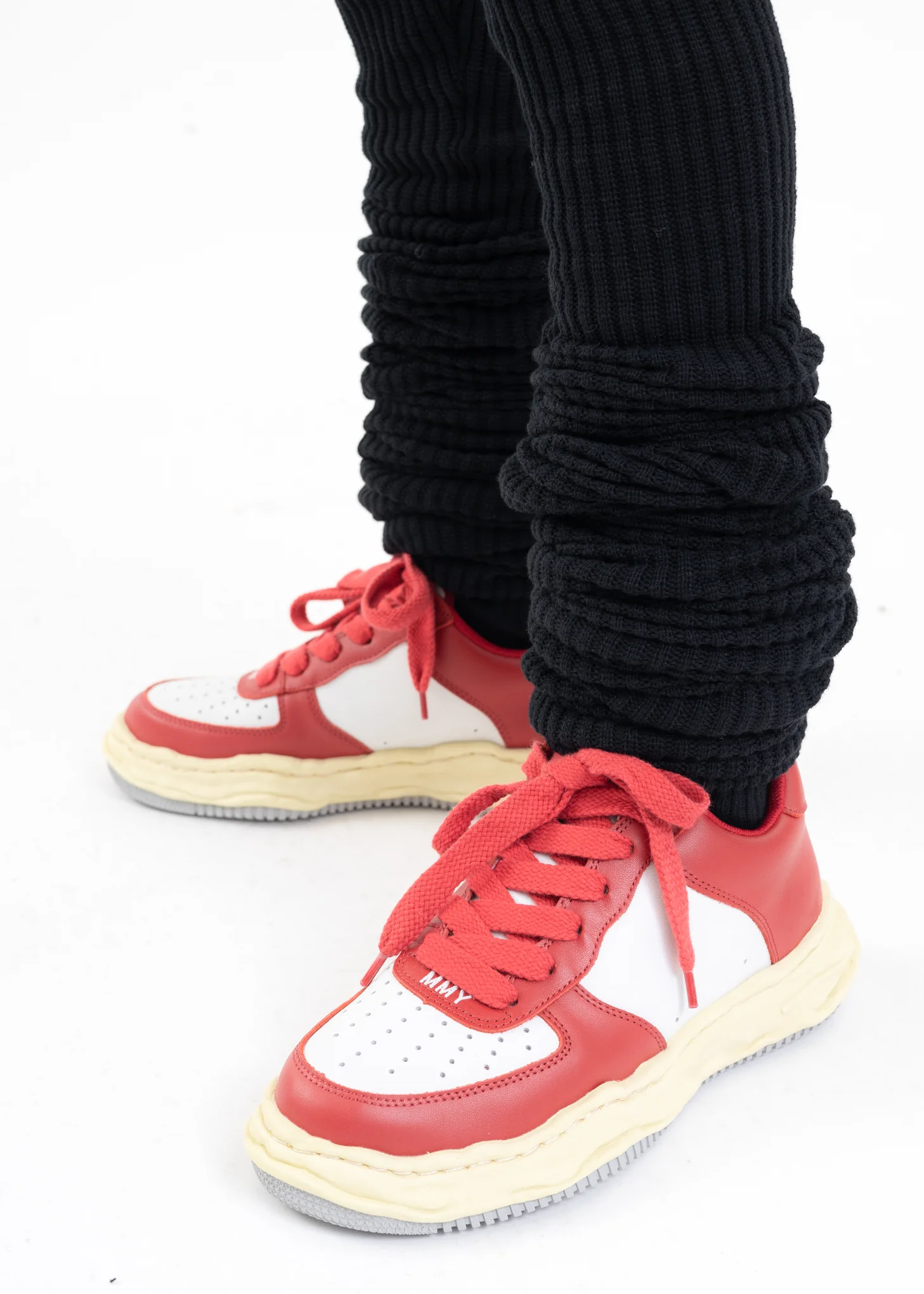 Black LOOSE SOCKS-LIKE 300cm LEGGINGS - Image 5