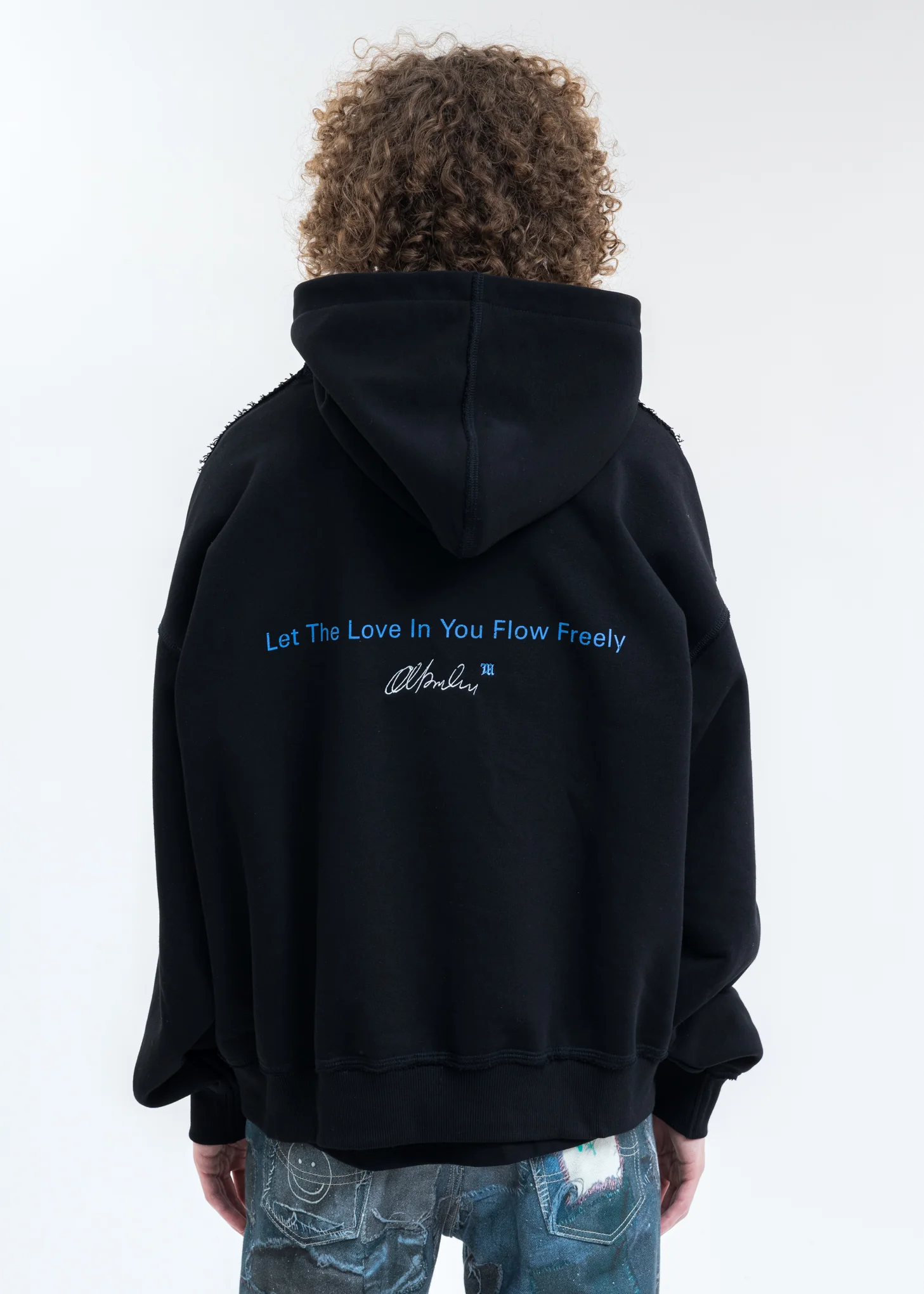 Black LOVE IN YOU Hoodie - Image 2