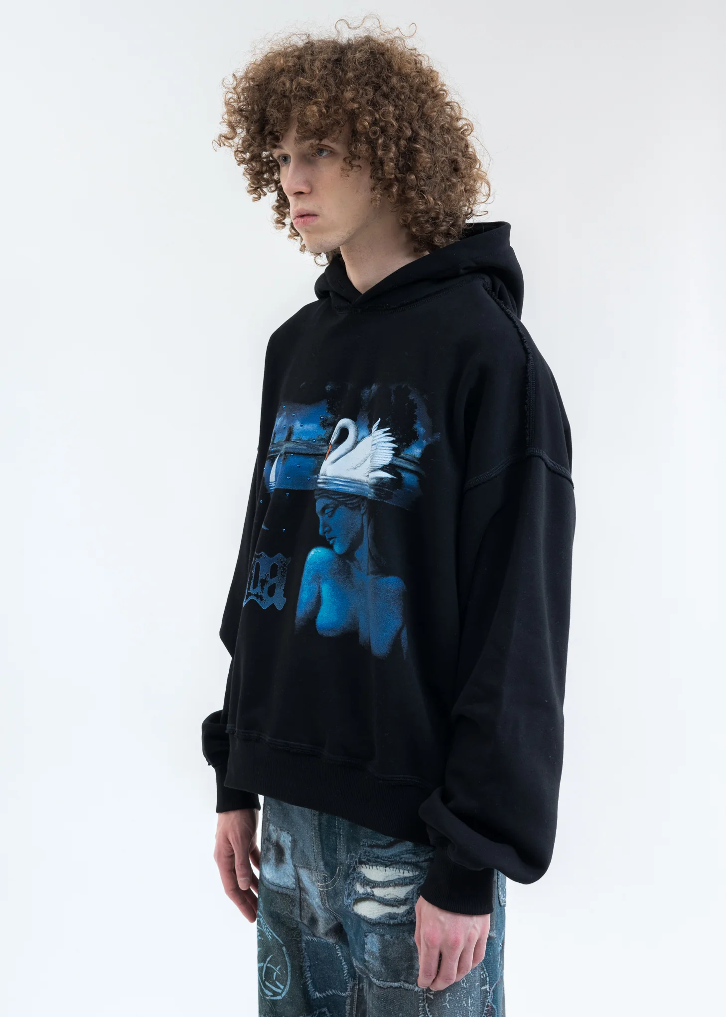 Black LOVE IN YOU Hoodie - Image 3