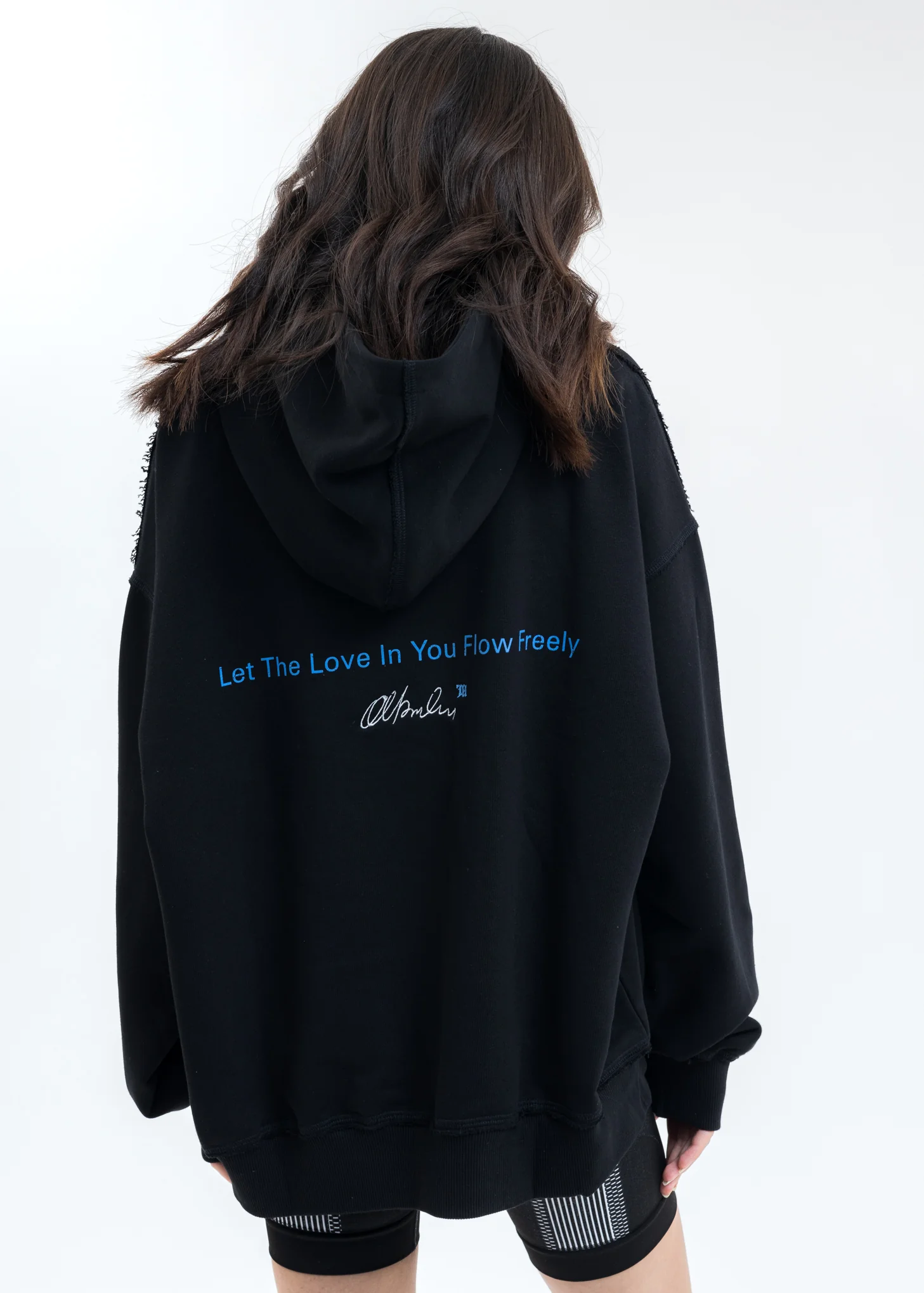Black LOVE IN YOU Hoodie - Image 2