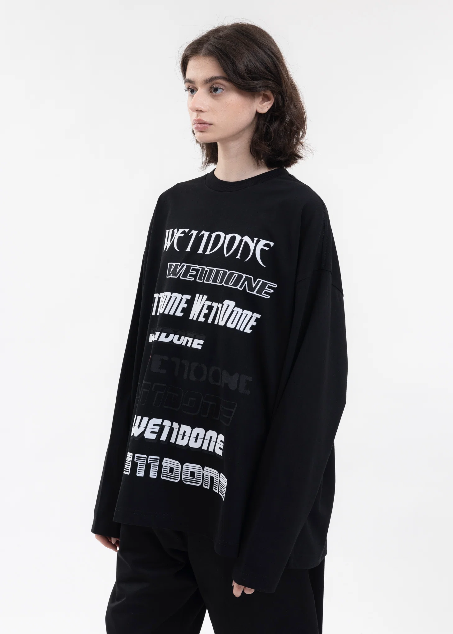 BLACK LOVE LOGO LONG-SLEEVED T-SHIRT - Image 2