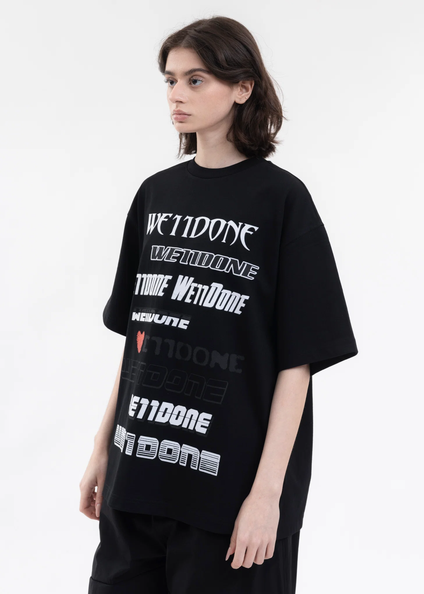 BLACK LOVE WE11DONE T-SHIRT - Image 2