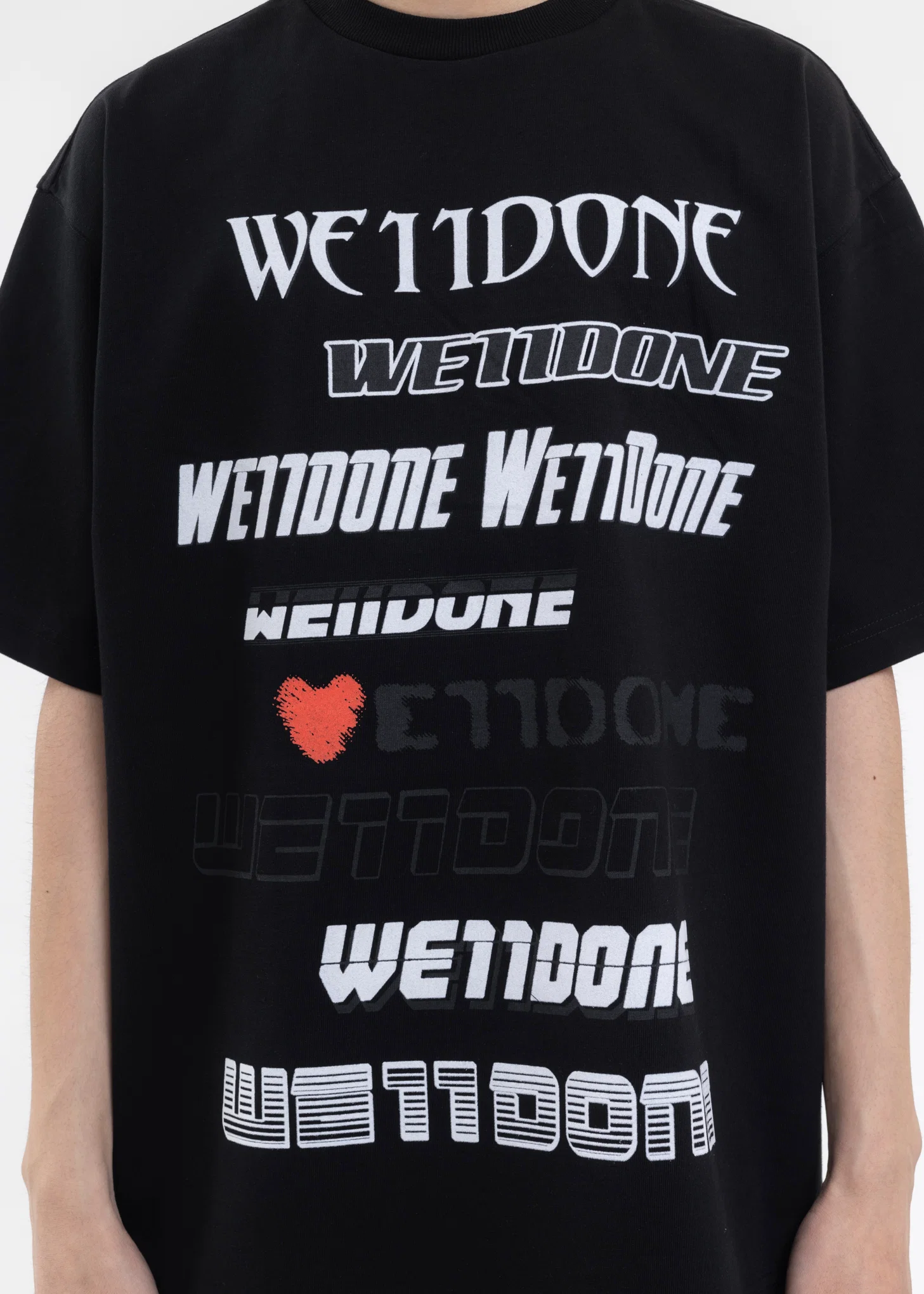 BLACK LOVE WE11DONE T-SHIRT - Image 4