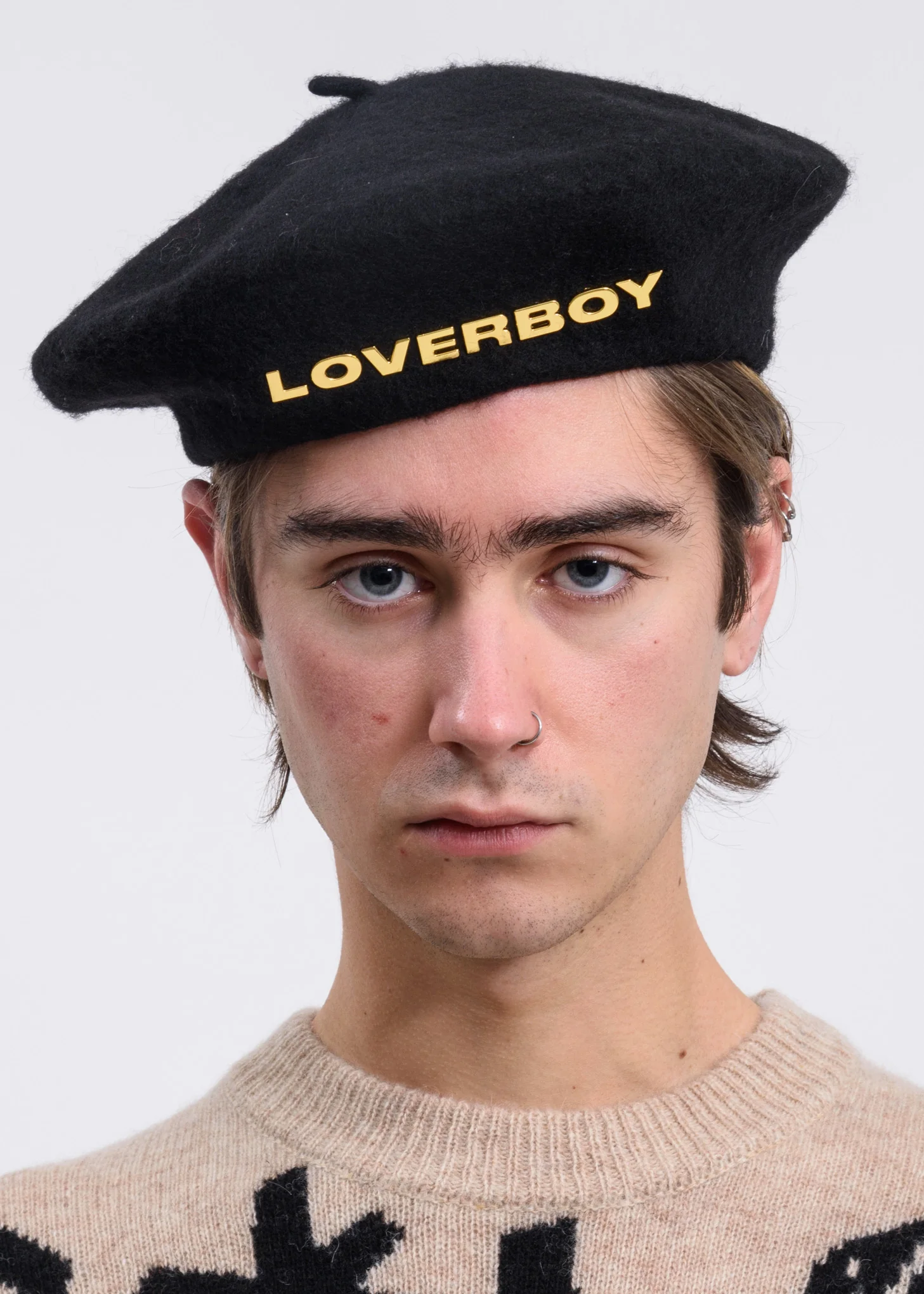 Black Loverboy Beret - Image 2