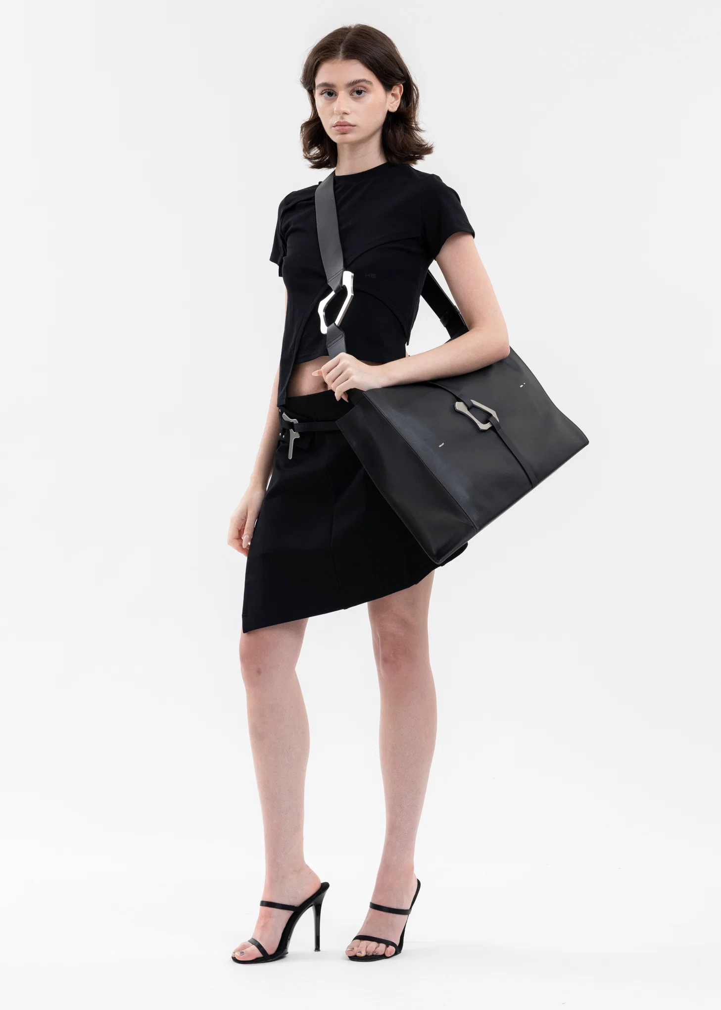 BLACK LUCULENT TOTE BAG - Image 4