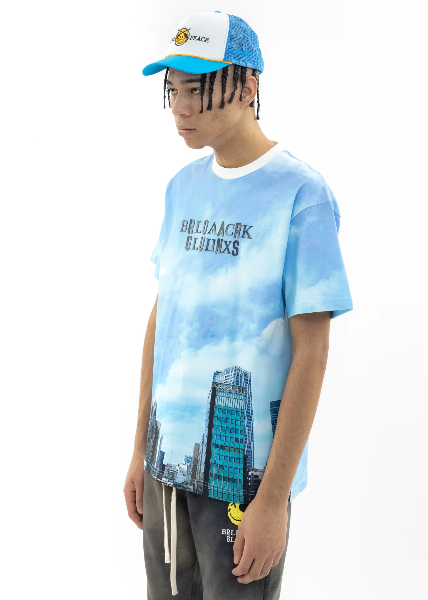 Multi Black Lux X roarguns Sky T-Shirt - Image 3
