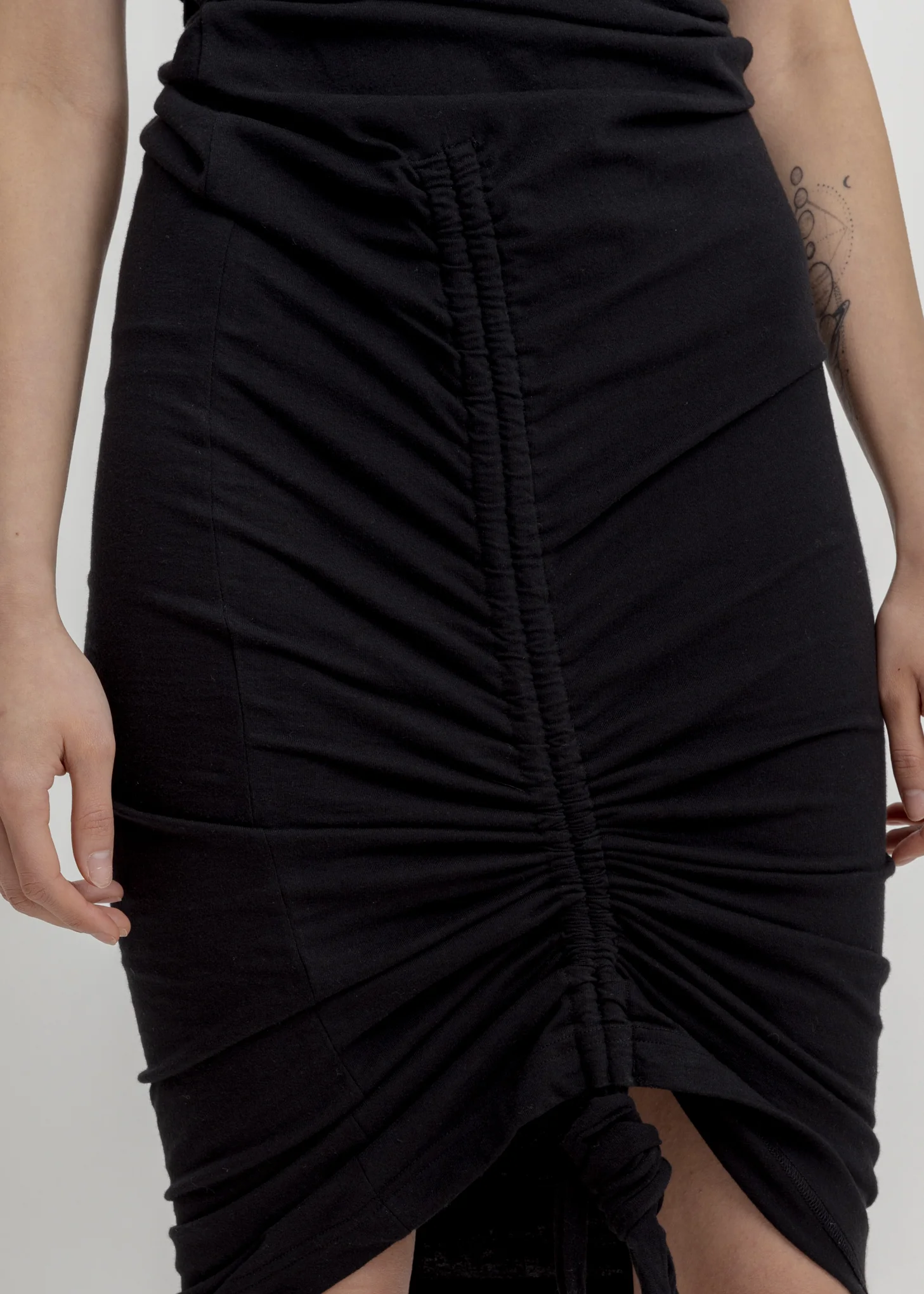 Black Macrame Dress W/ Sleeves - Image 5