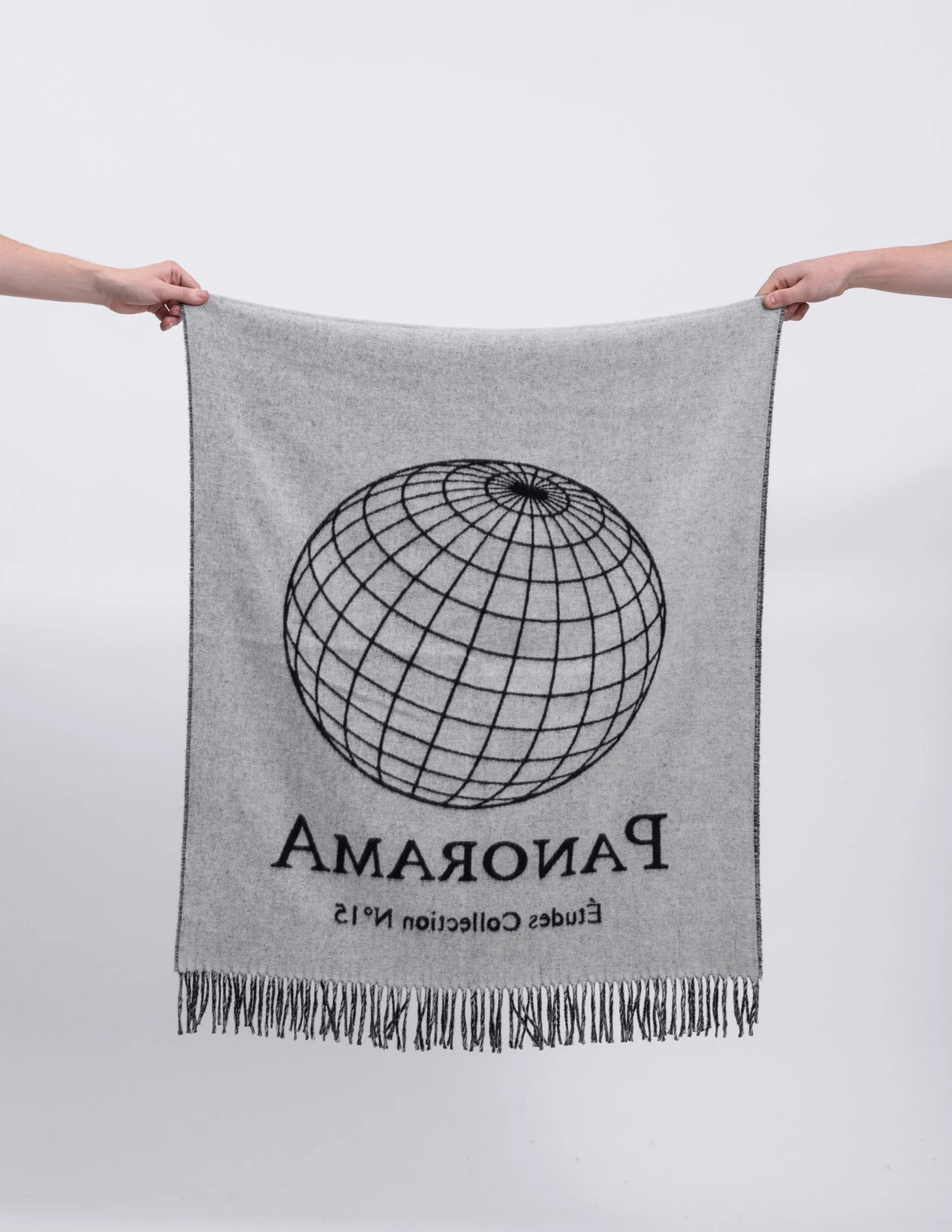 Black Magnolia Panorama Scarf - Image 2