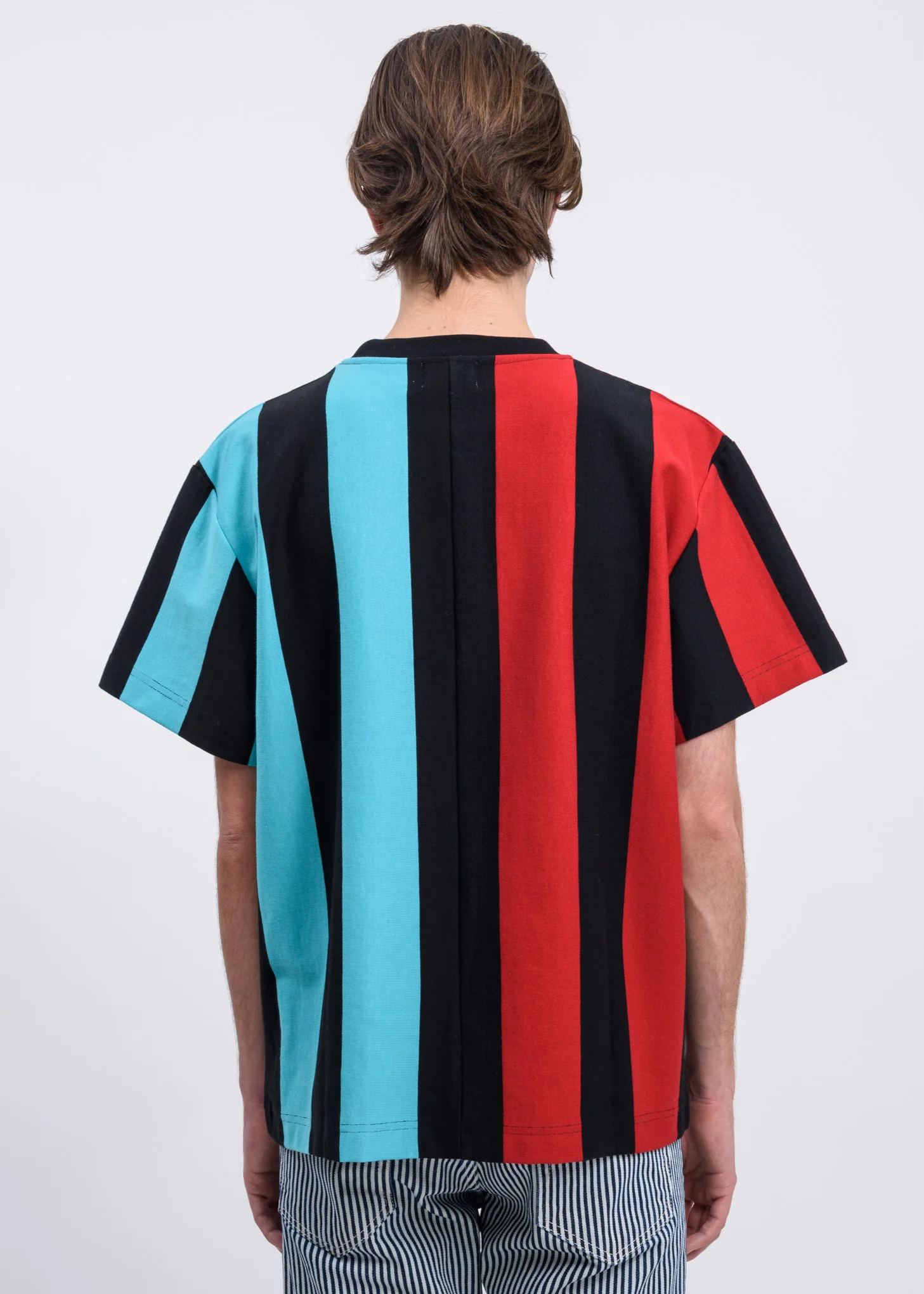 Black Magpie Stripe Shirt - Image 2