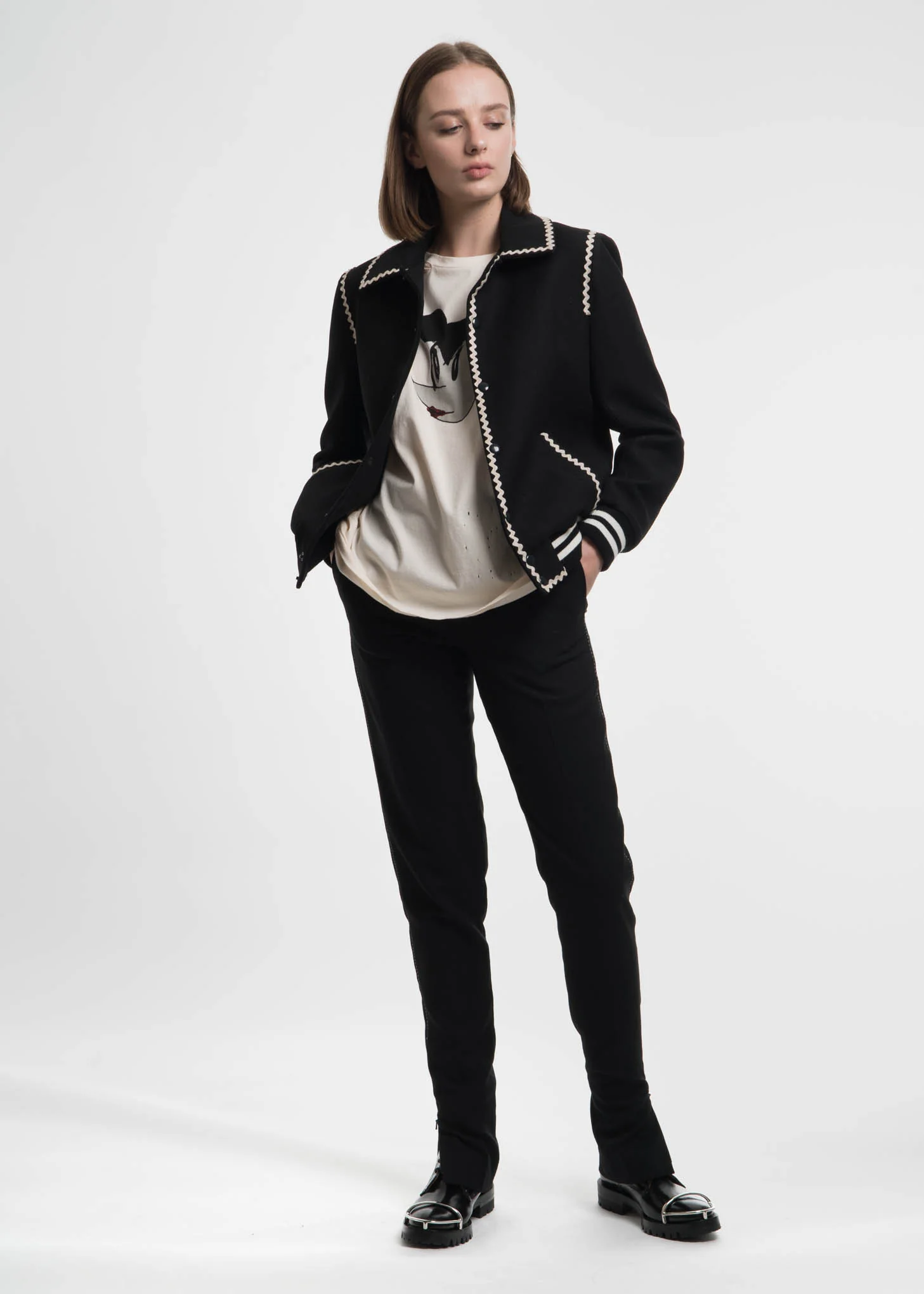 Black Marvin Teddy Jacket