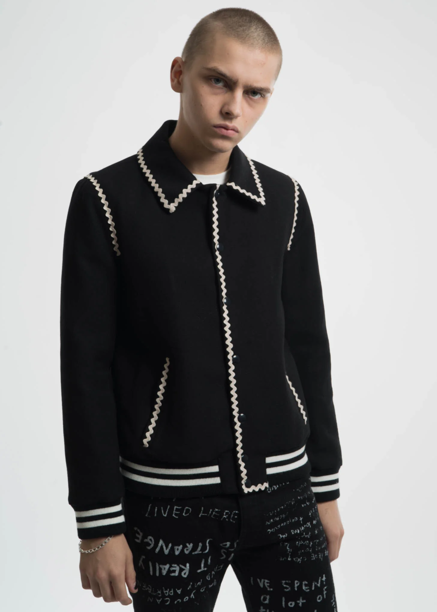 Black Marvin Teddy Jacket