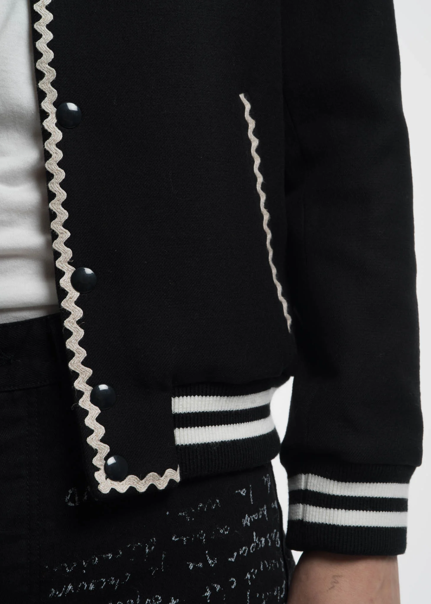 Black Marvin Teddy Jacket - Image 5