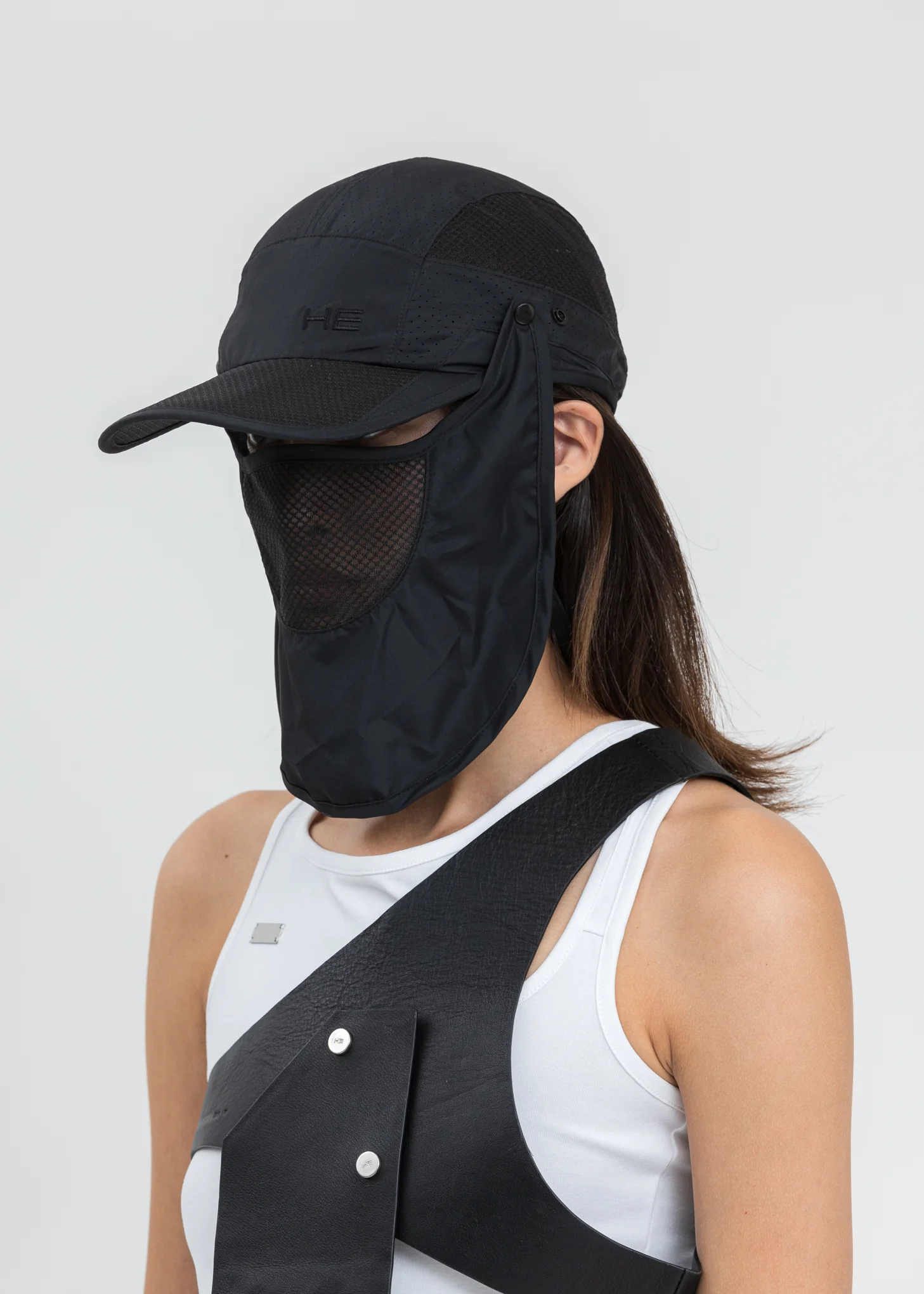 Black Mask Cap