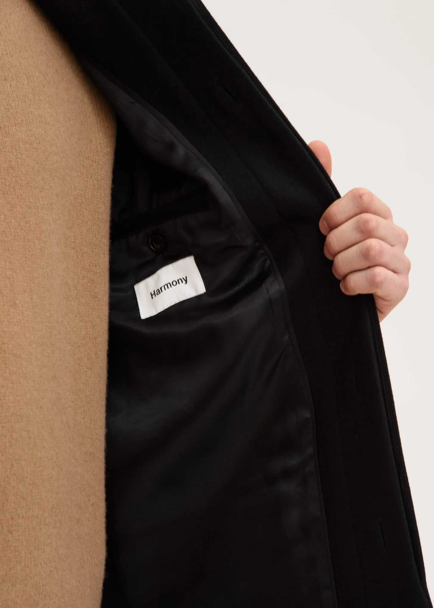 Black Mathieu Hooded Coat - Image 7