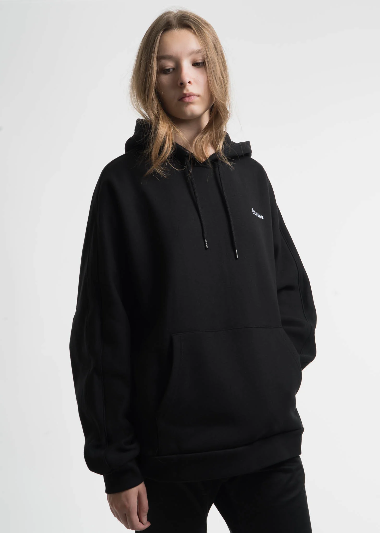 Black Maybe Fleece Hoodie