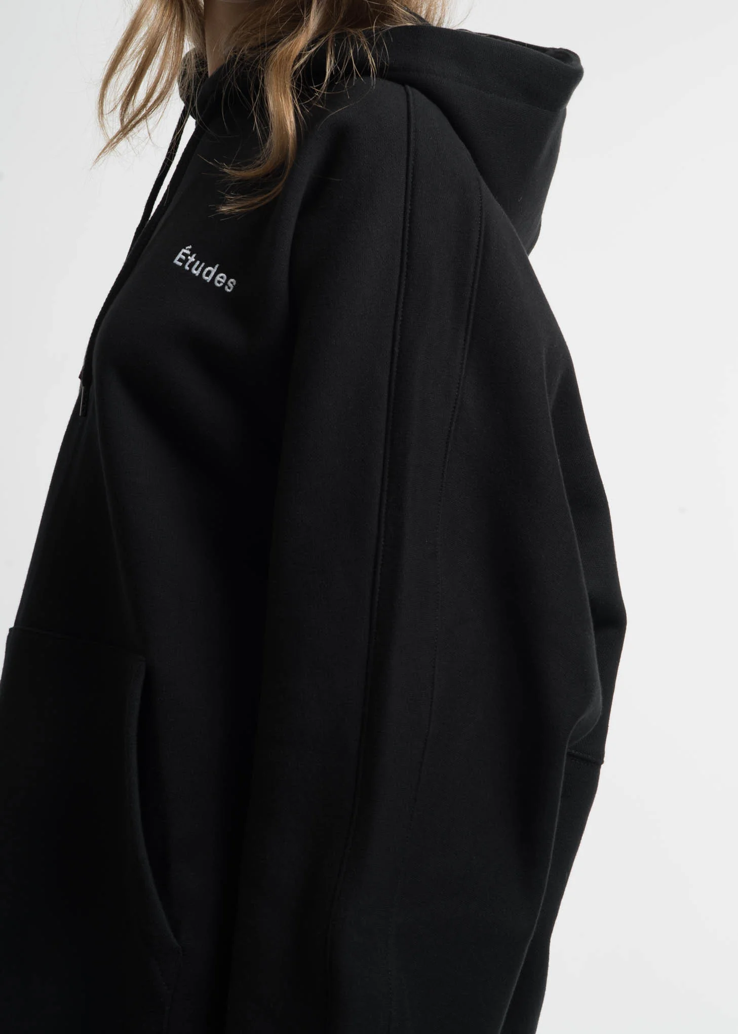 Black Maybe Fleece Hoodie - Image 2