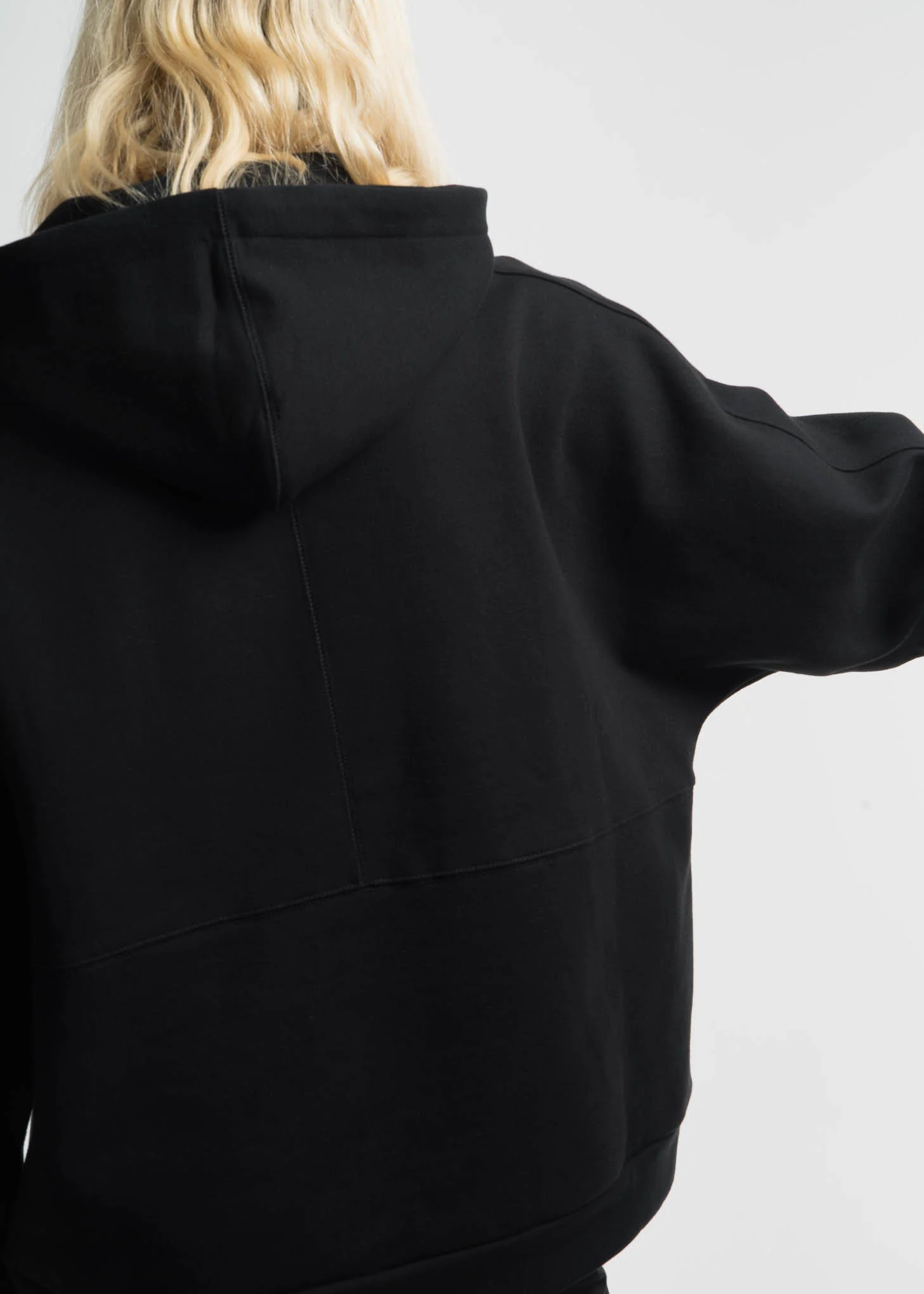Black Maybe Fleece Hoodie - Image 2