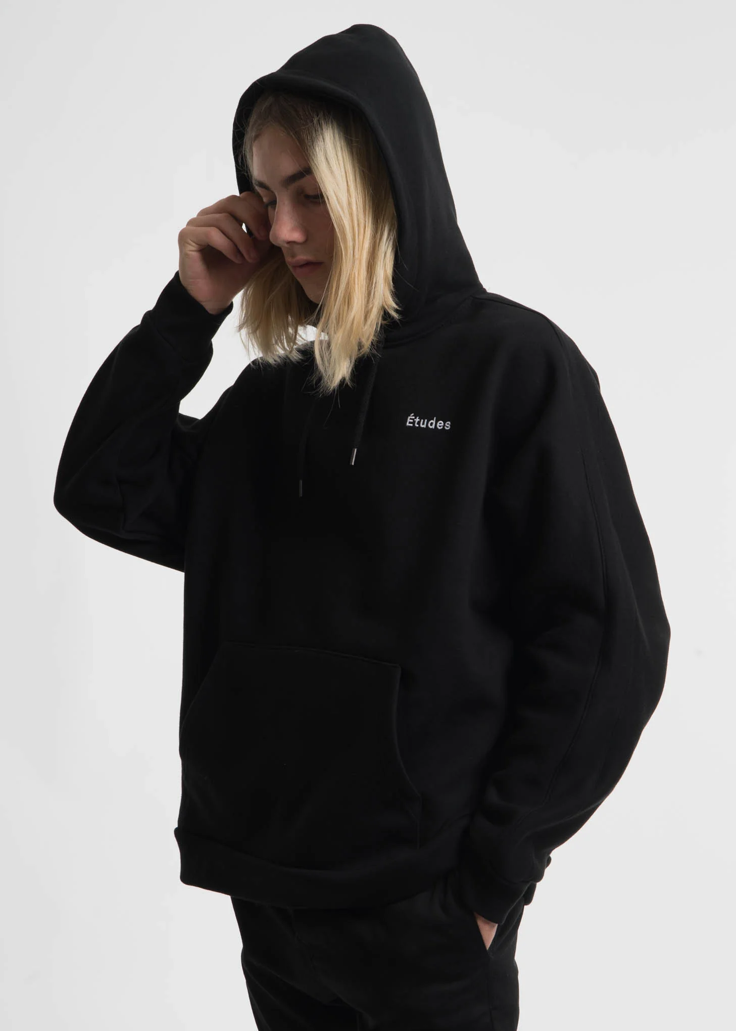 Black Maybe Fleece Hoodie - Image 4