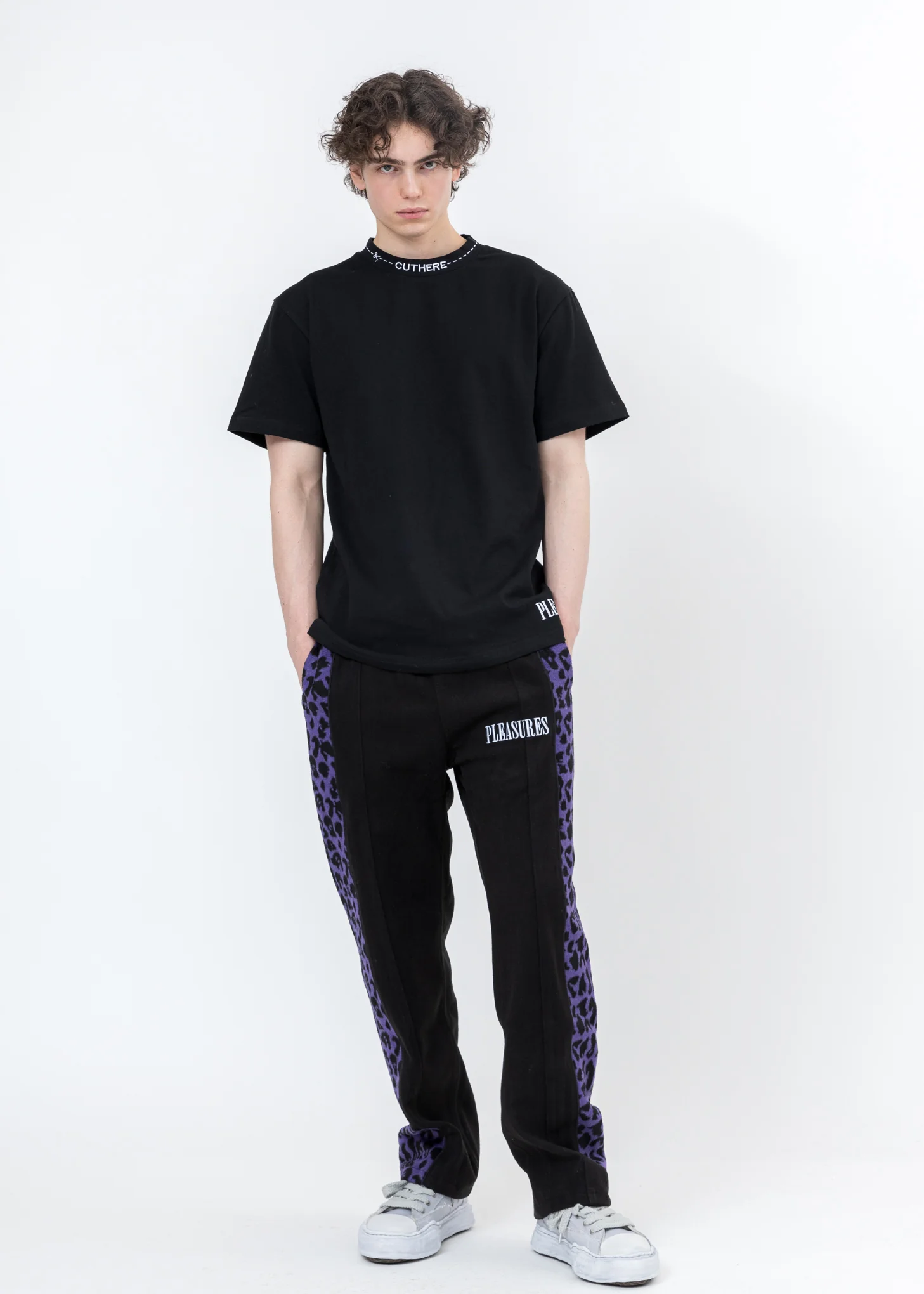 Black Memories Velour Pants - Image 6