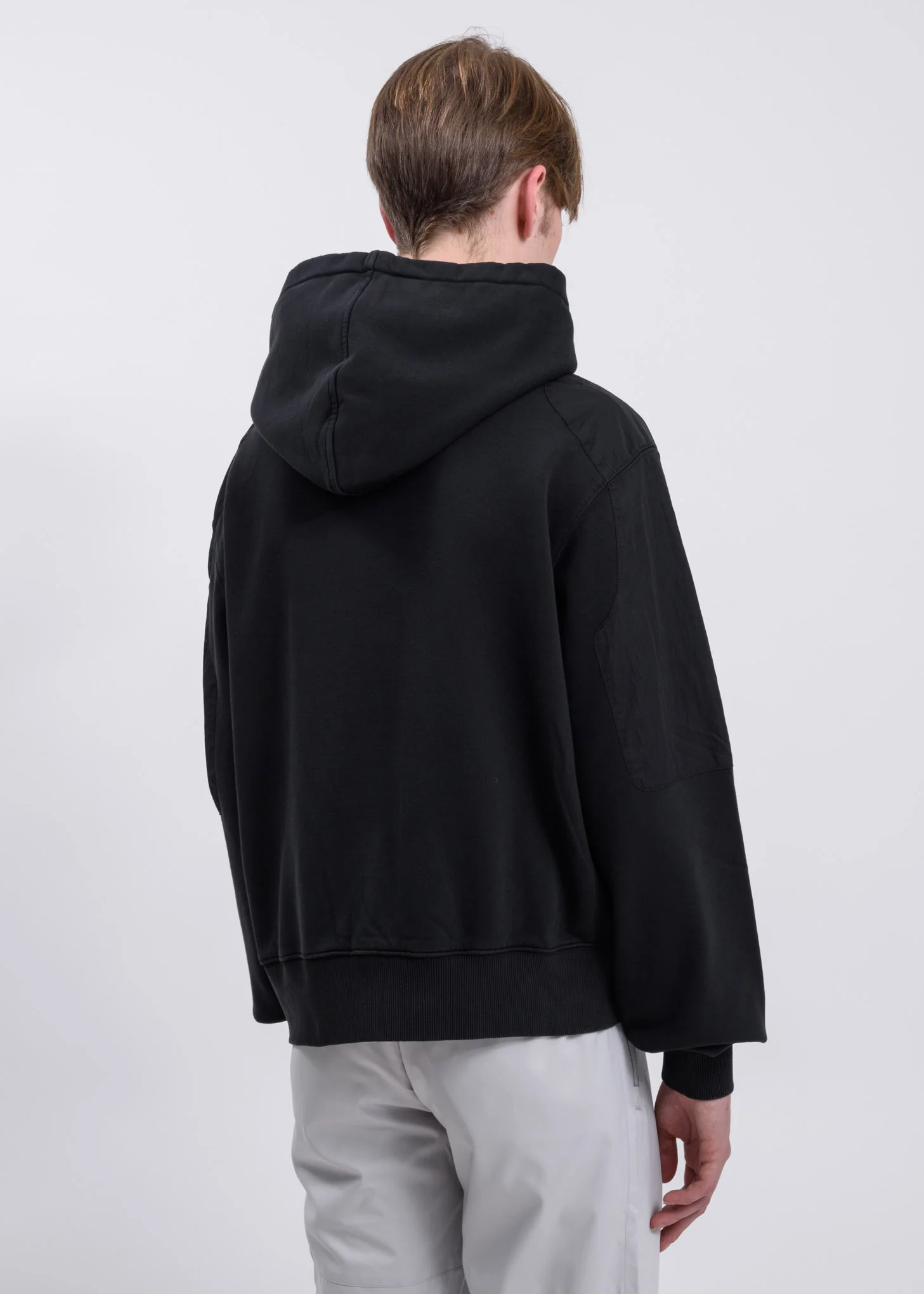 Black Memory Supervisor Panelled Hoodie - Image 3