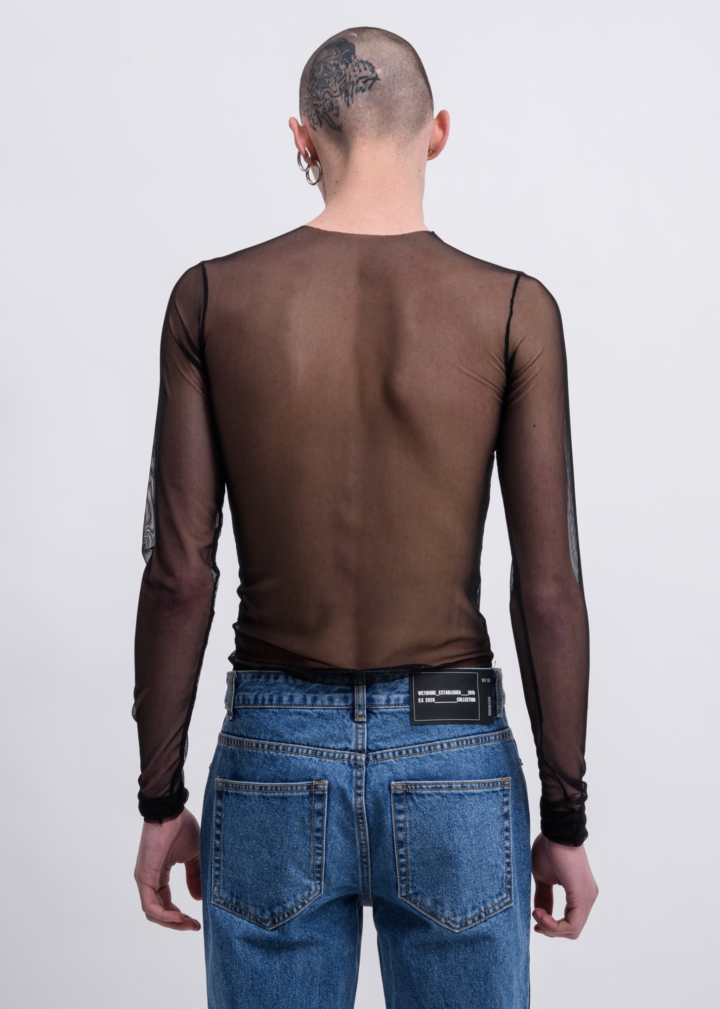 Black Mesh Long Sleeves - Image 2