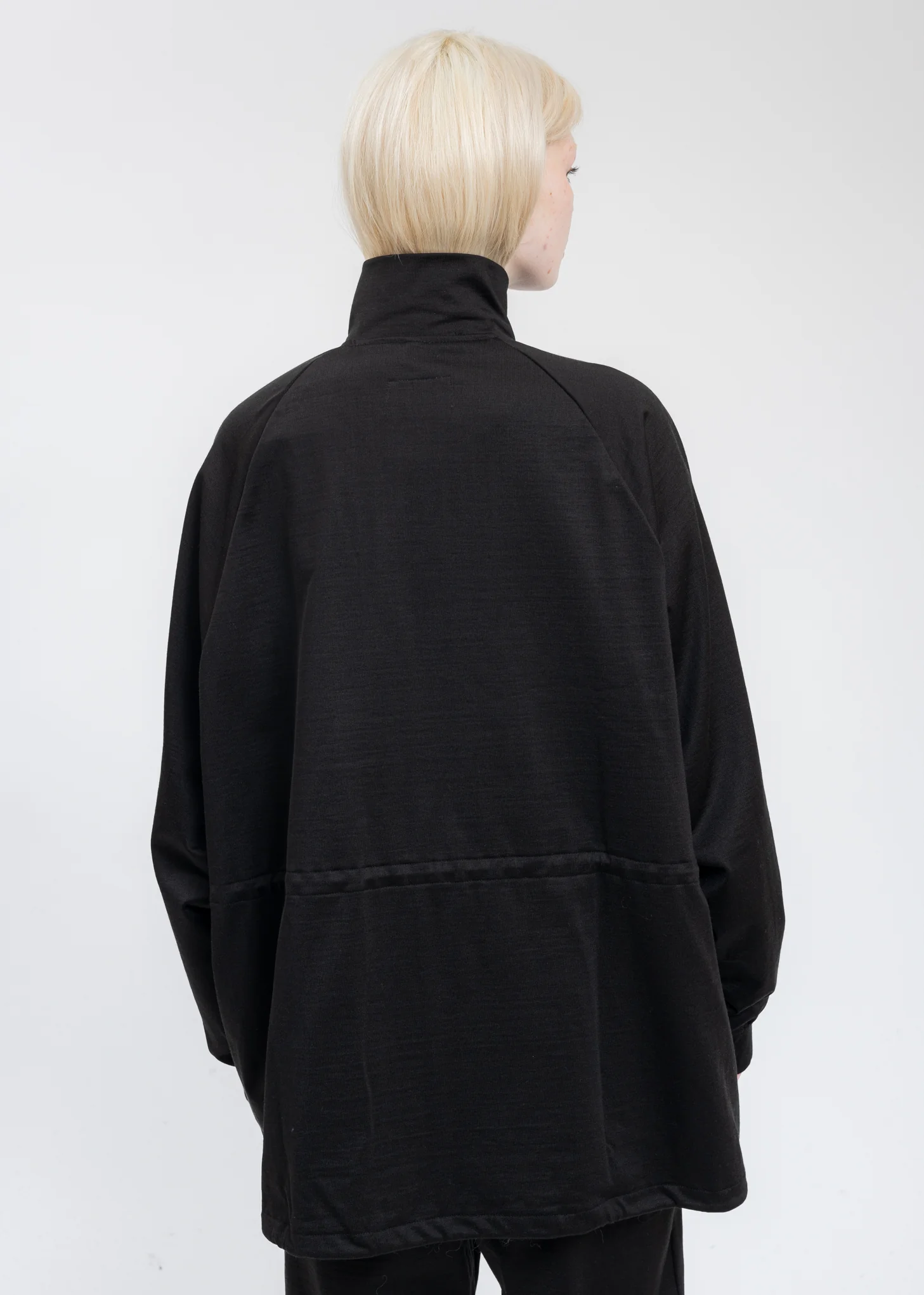 Black METAL LETTER Track Jacket - Image 4