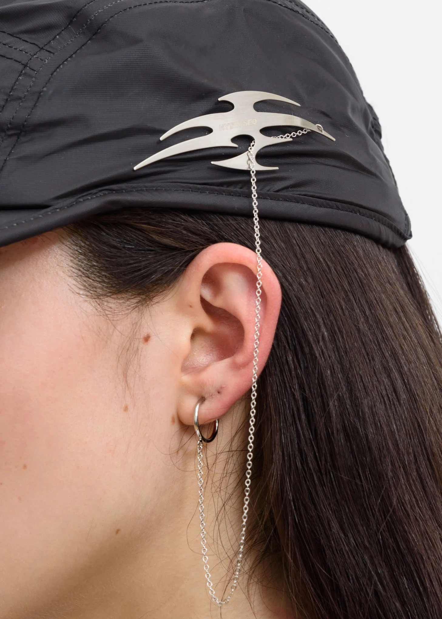 Black Metal Logo Cap - Image 3