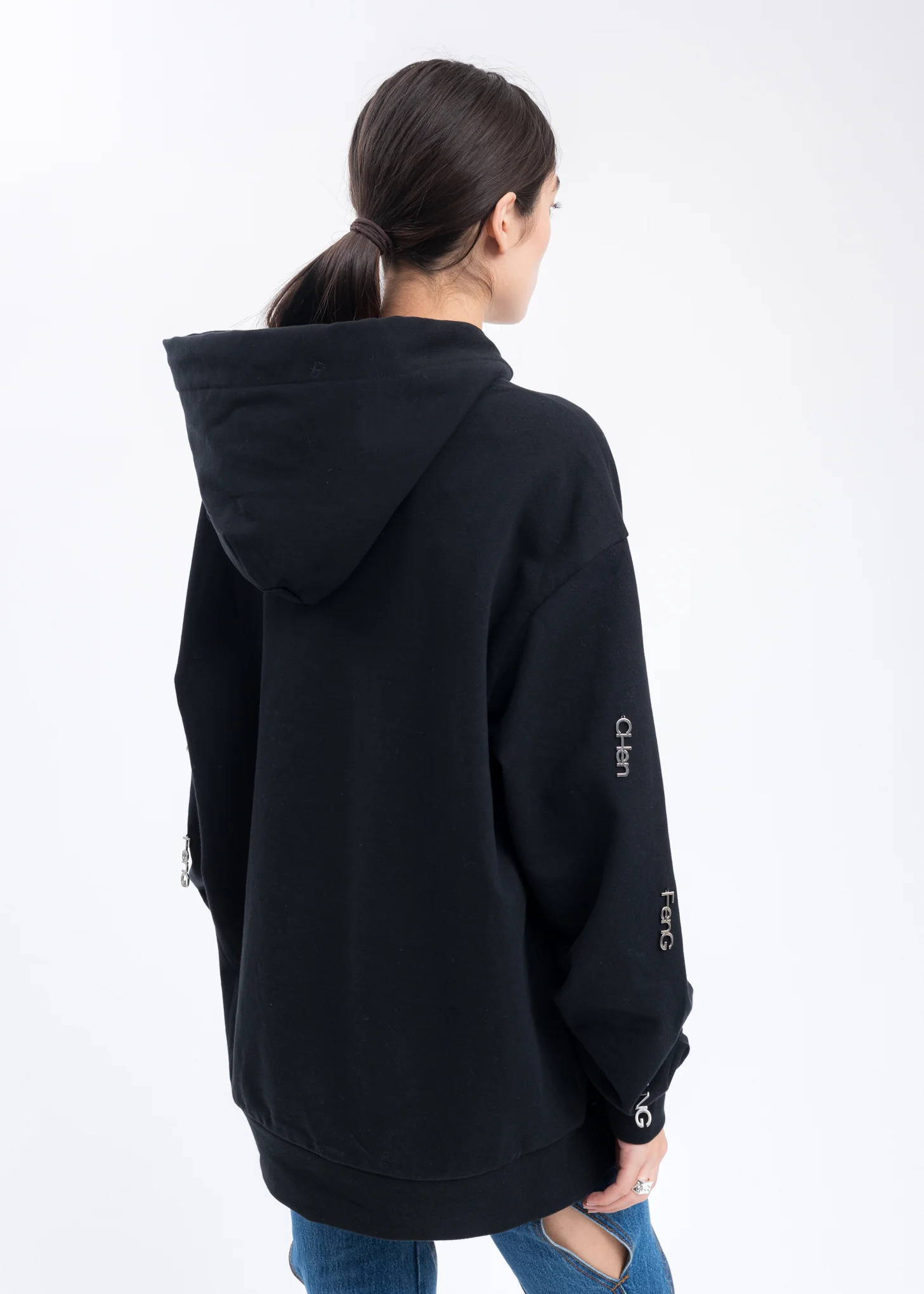 Black Metal Logo Hoodie - Image 4