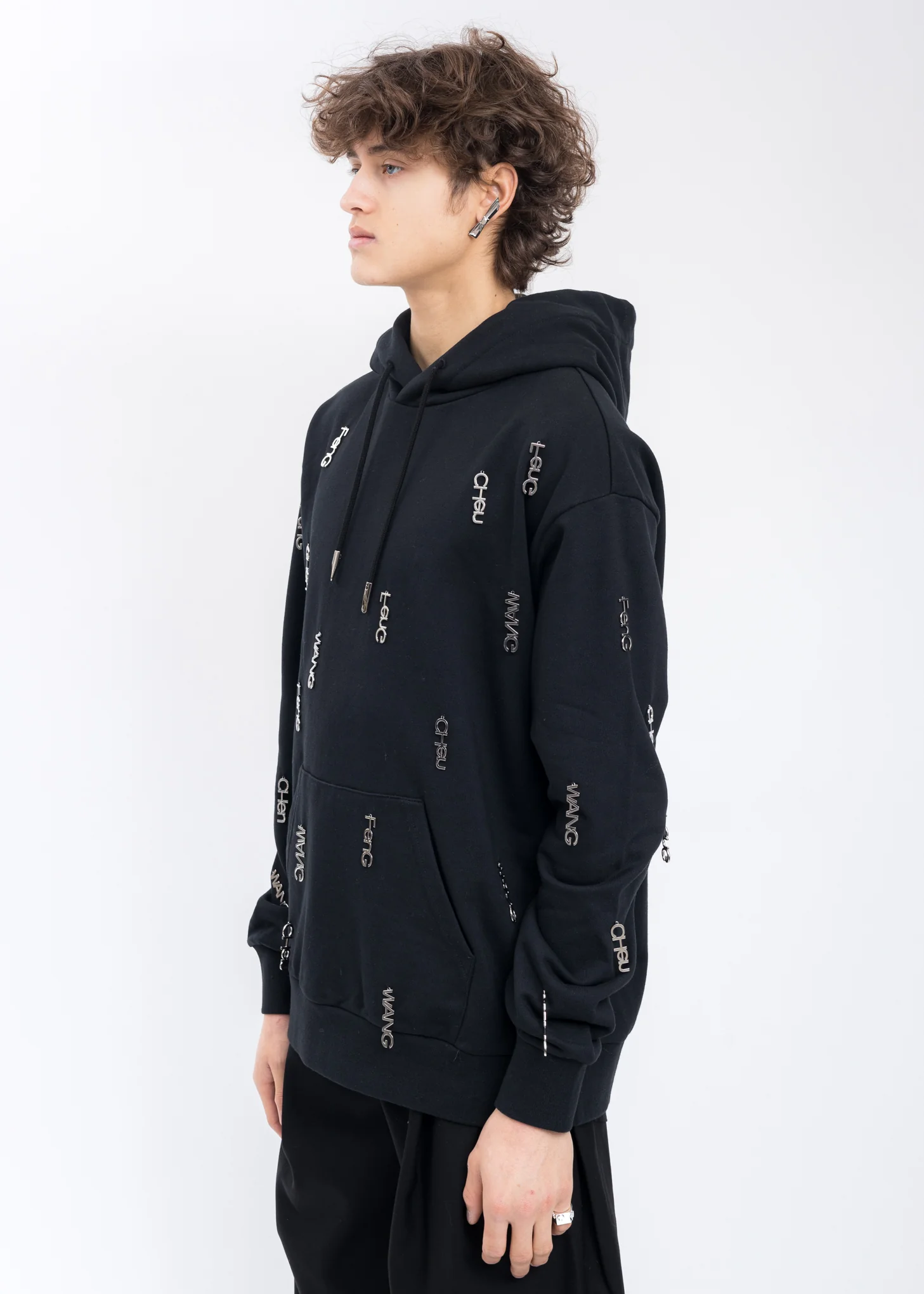 Black Metal Logo Hoodie - Image 3