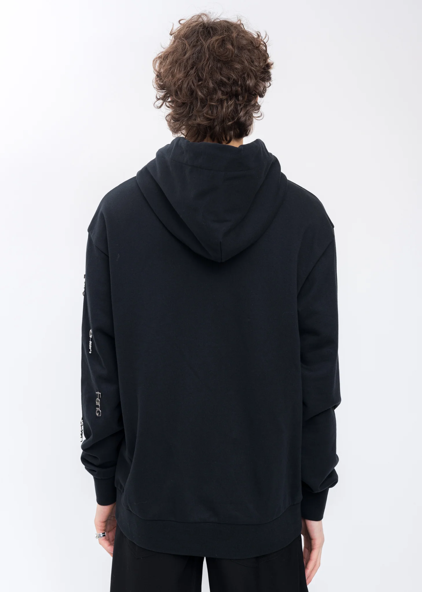 Black Metal Logo Hoodie - Image 4