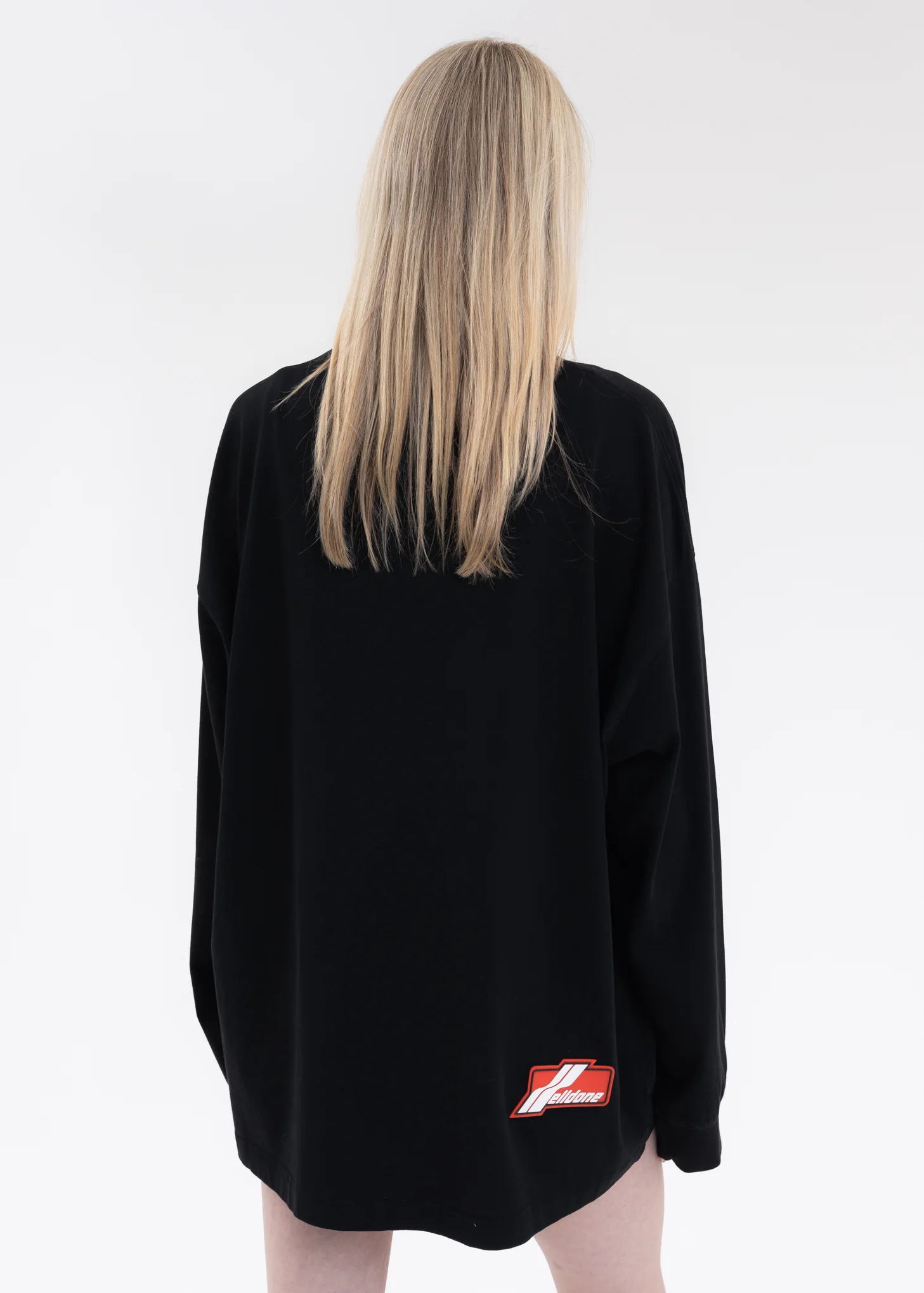 BLACK METAL LOGO LONG-SLEEVED T-SHIRT - Image 2