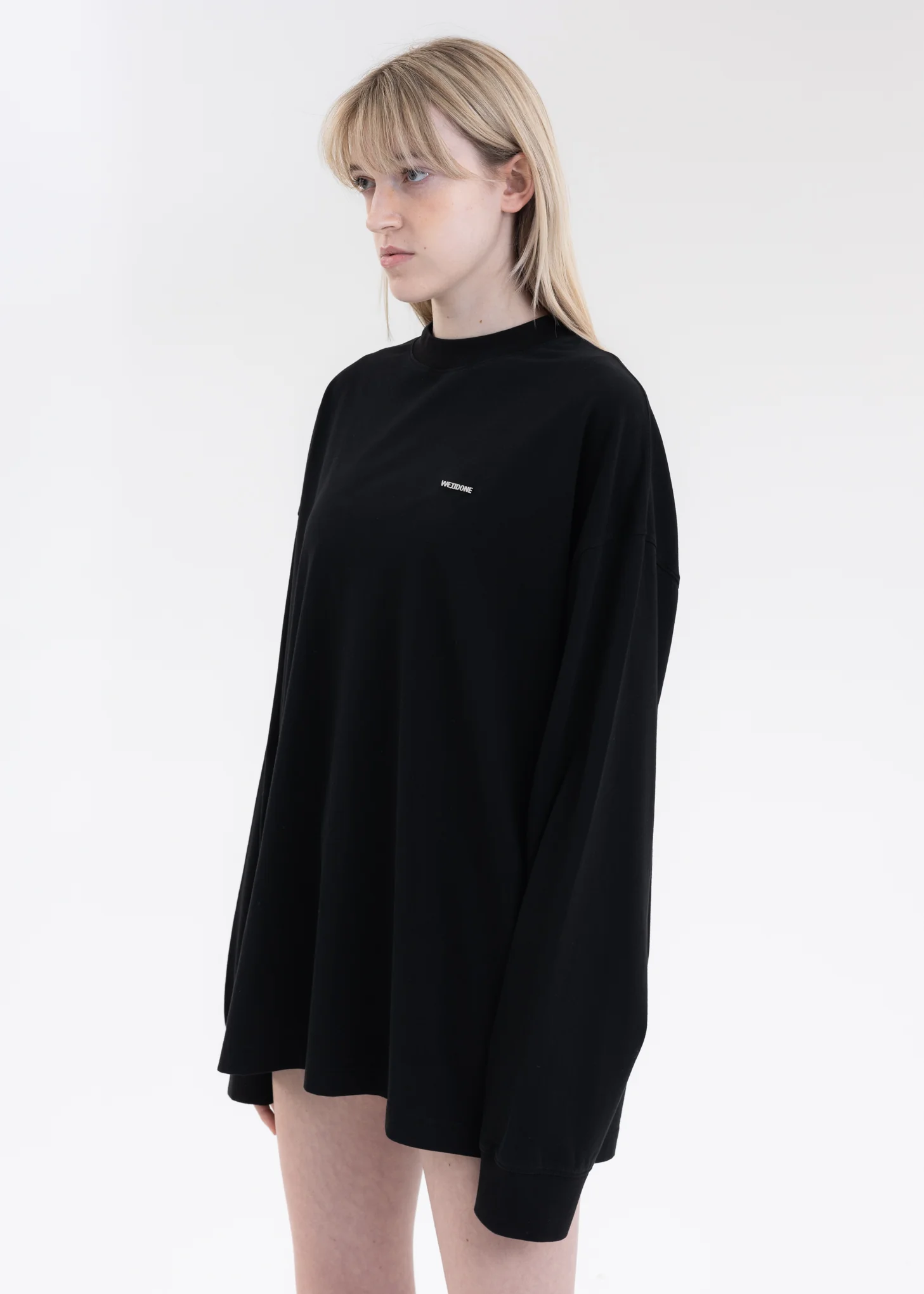 BLACK METAL LOGO LONG-SLEEVED T-SHIRT - Image 3