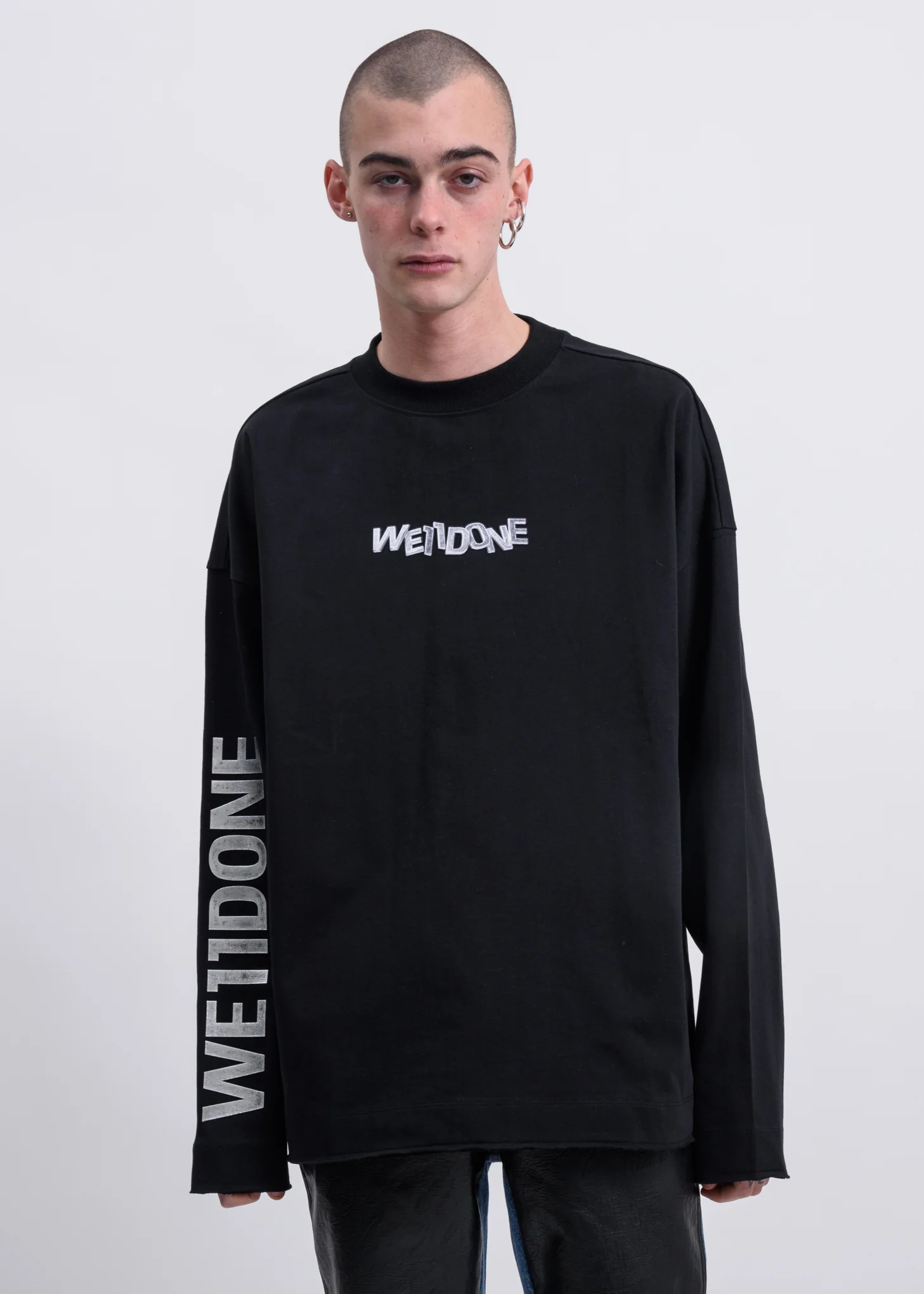 Black Metal Logo Long Sleeves