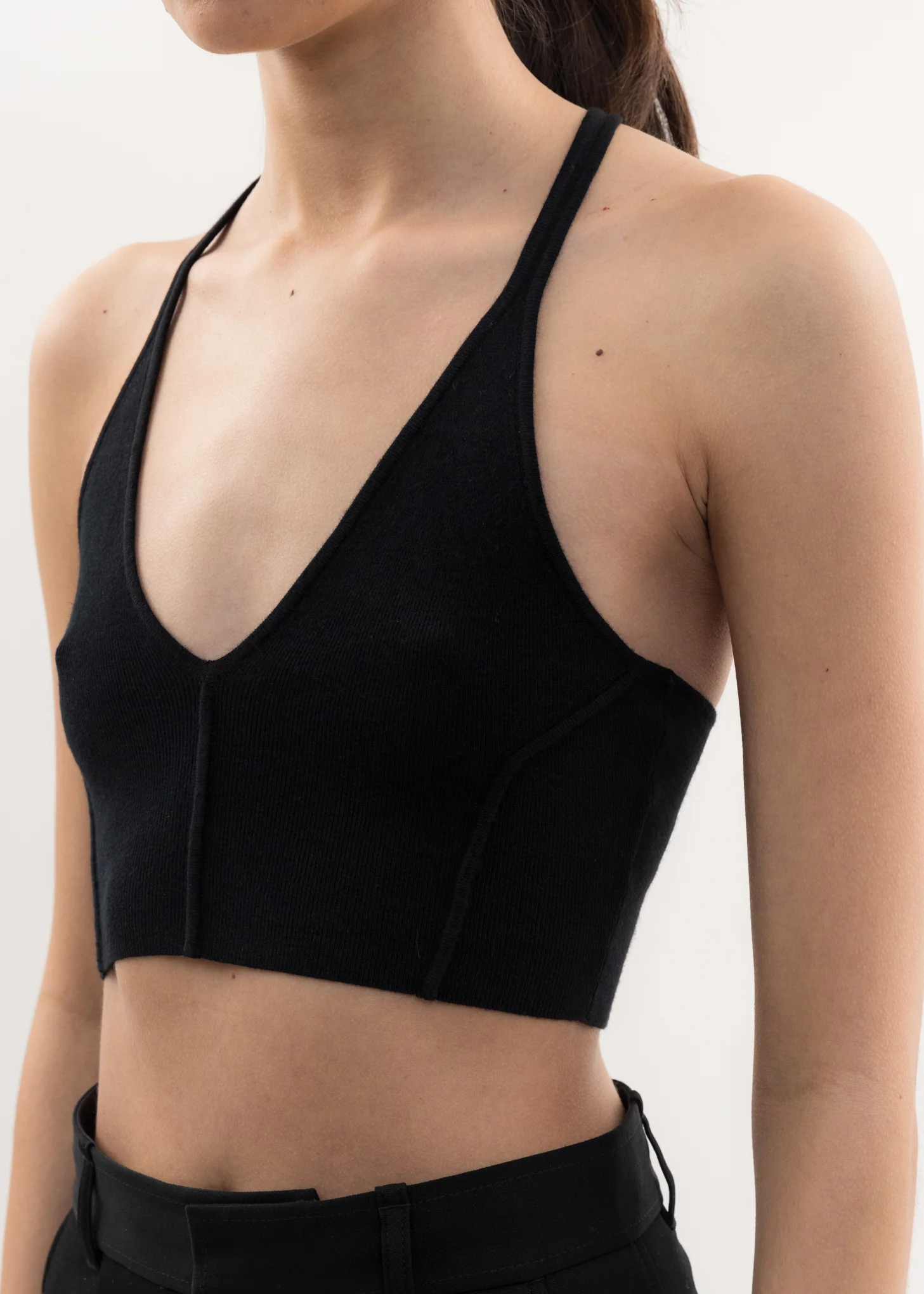 Black Micro Bond Bra - Image 4